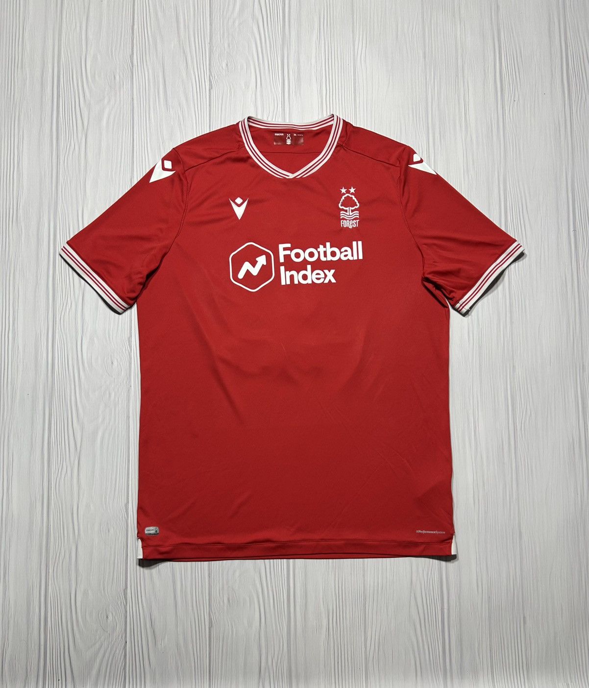 Macron 2020-21 Nottingham Forest #22 R Hodgkin Home Jersey Size 4XL Size US XXL / EU 58 / 5 - 1 Thumbnail