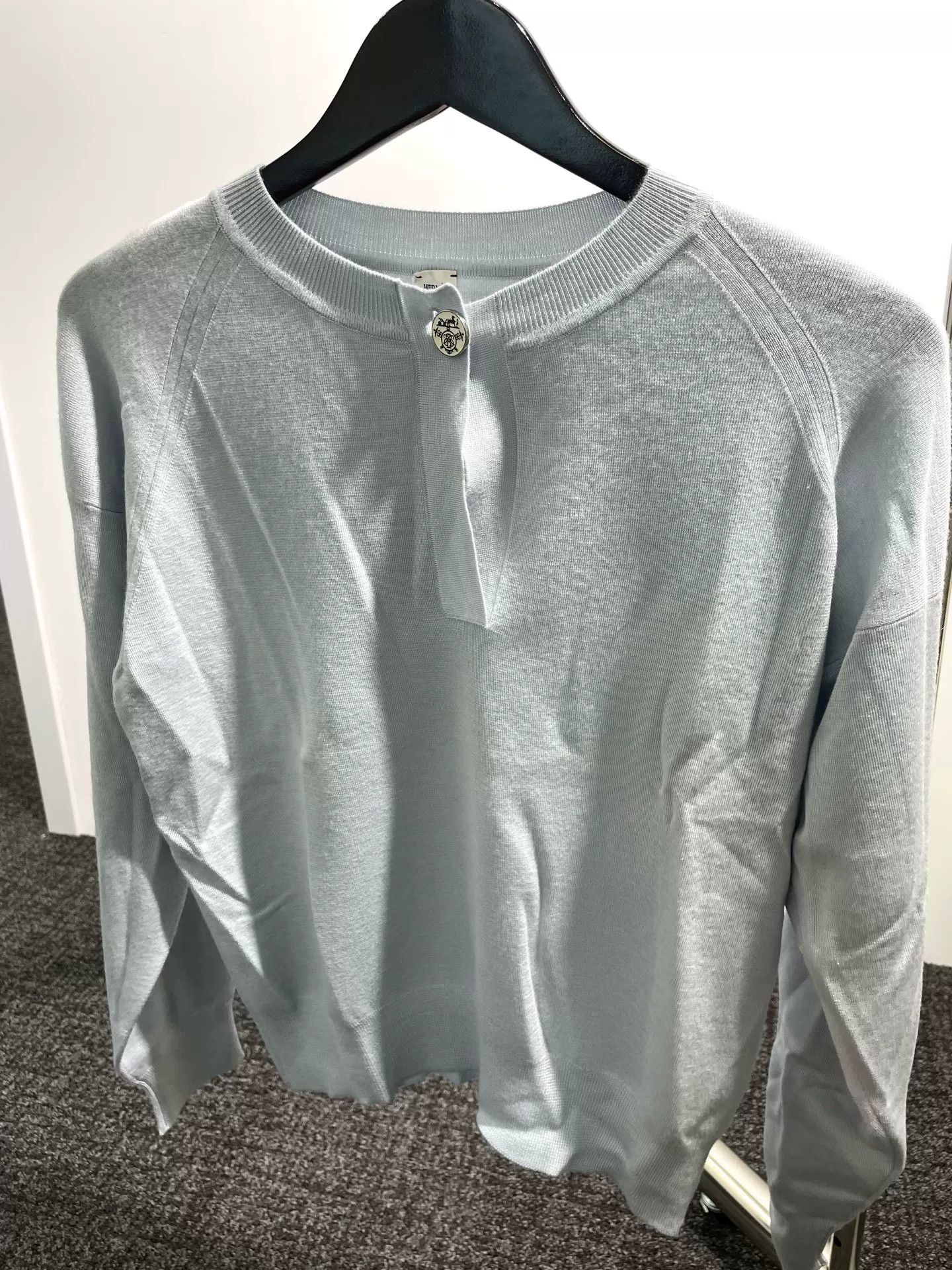 Hermes Hermès Gray Knit Sweater Size 34 Size US XS / EU 42 / 0 - 1 Thumbnail