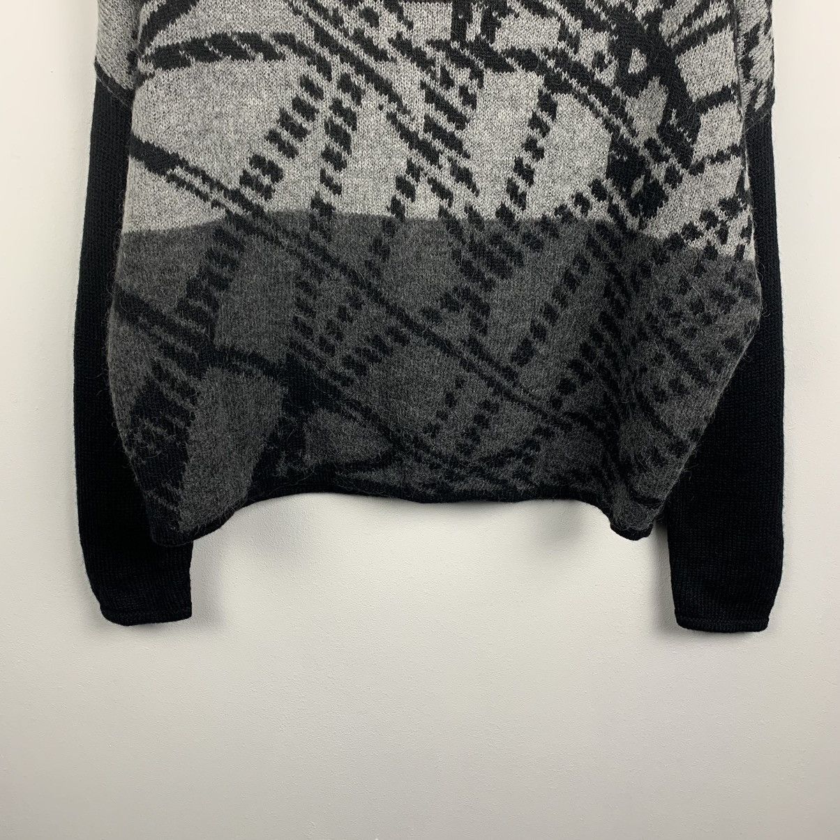 Sarah Pacini Vintage Sarah Pacini Assymetrical Wool Sweater One Size Y2K Size ONE SIZE - 3 Thumbnail