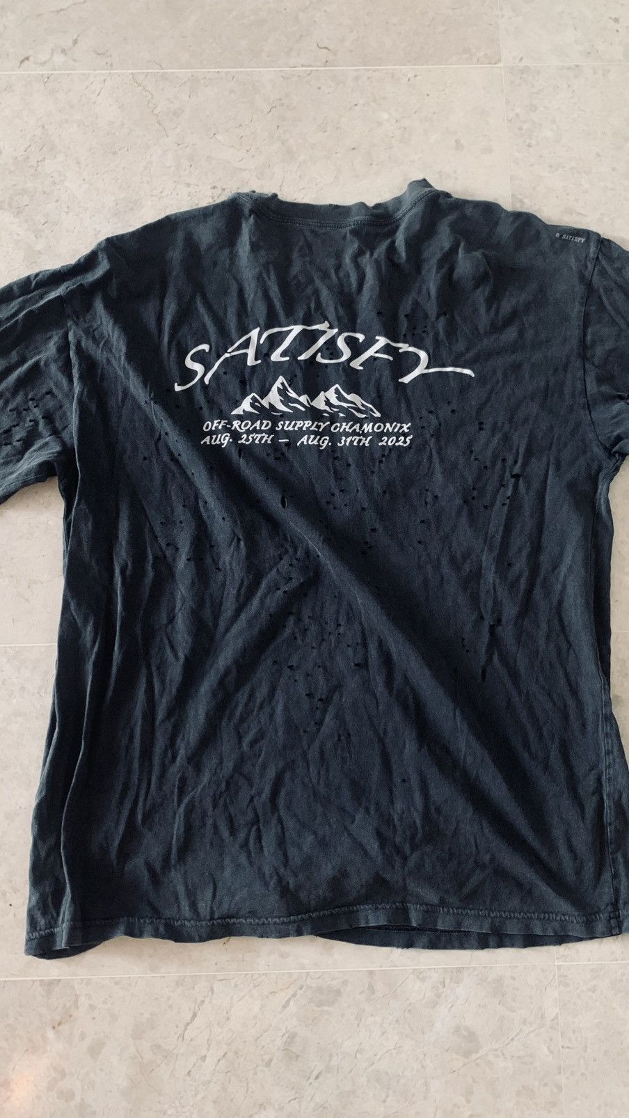 Satisfy SATISFY Chamonix-Mont-Blanc alpine cow bell mothtec tee Size US XL / EU 56 / 4 - 2 Thumbnail