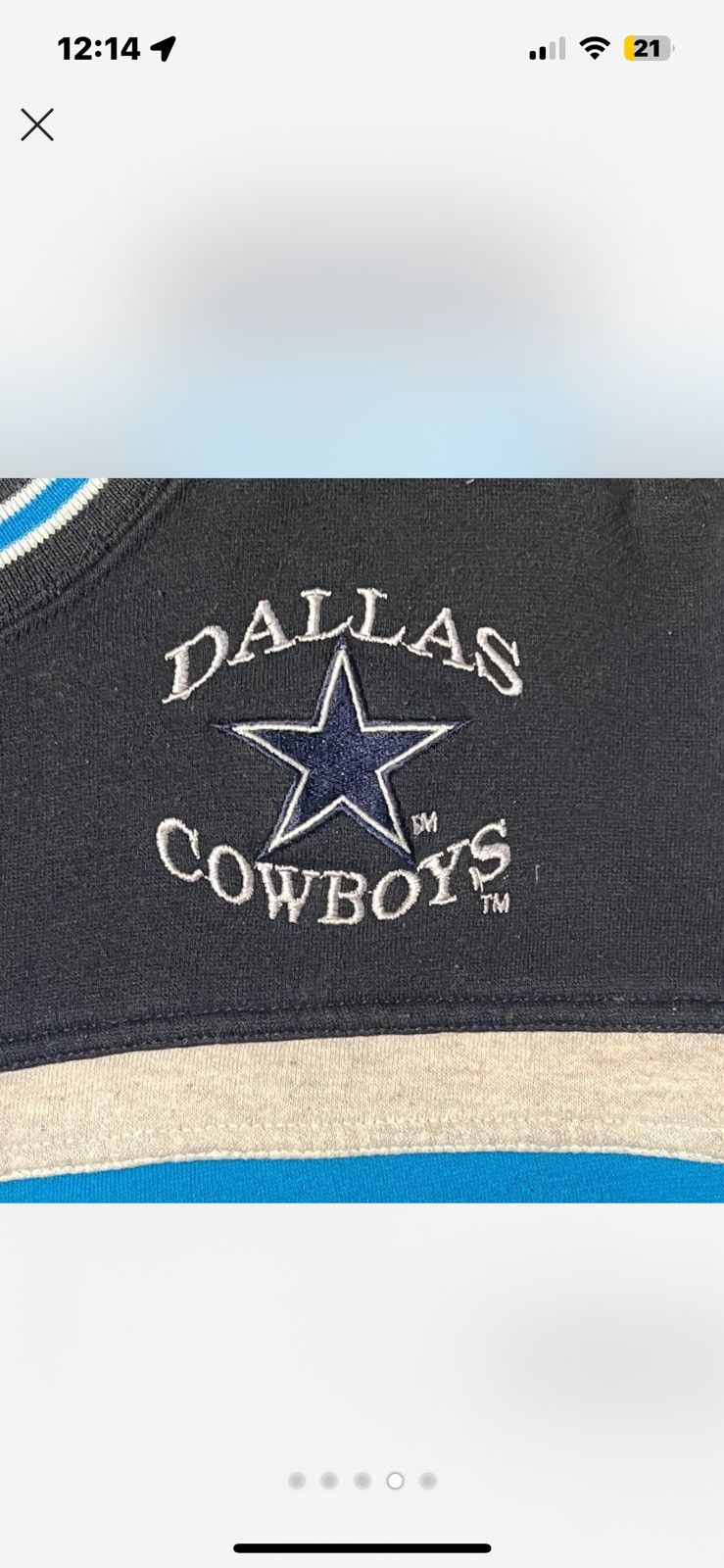 Logo 7 Vinatage Logo 7 Dallas Cowboys Crewneck Size US L / EU 52-54 / 3 - 4 Thumbnail