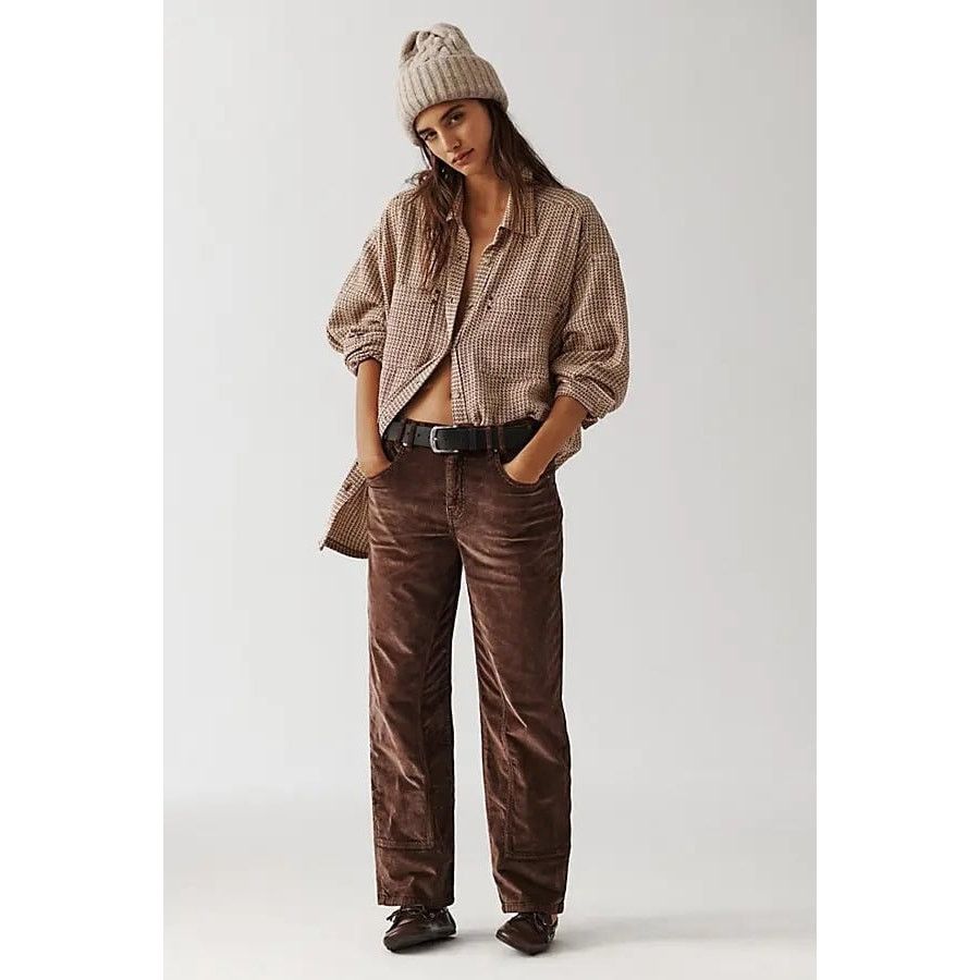 Free People New We The Free Risk Taker Cord Straight Jeans $128 Sz 29 Size 29" - 3 Thumbnail