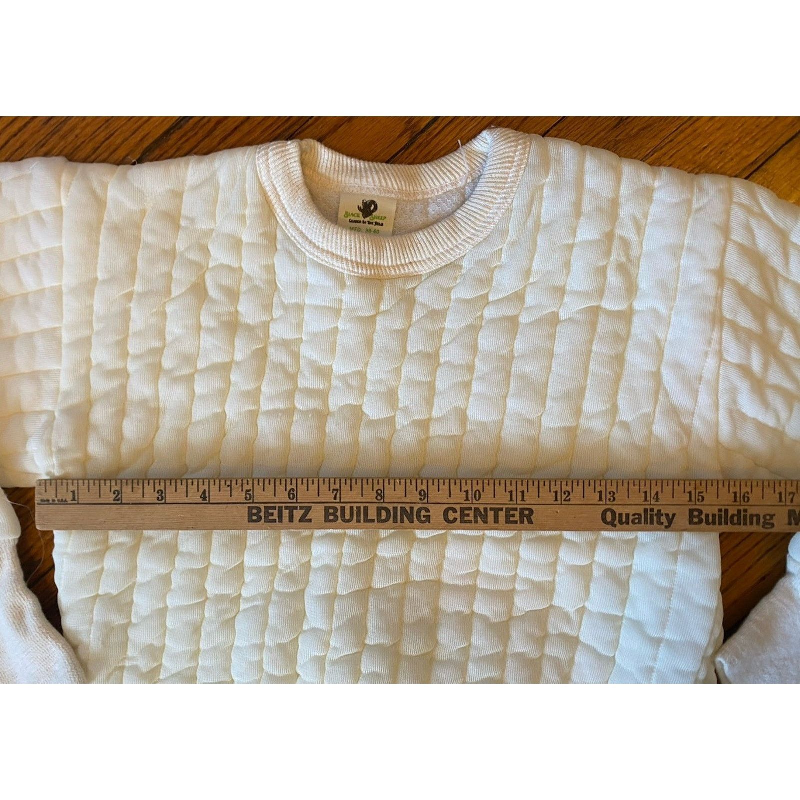 Black Sheep 1980s USA Black Sheep Quilted Thermal Shirt Unisex Women’s M Size M / US 6-8 / IT 42-44 - 5 Thumbnail