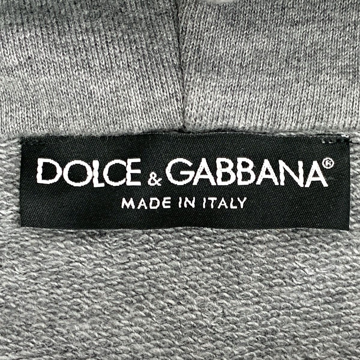 Dolce & Gabbana Dolce Gabbana Grey Crown Hooded Drawstring Sweatshirt K26WX Size US M / EU 48-50 / 2 - 6 Thumbnail