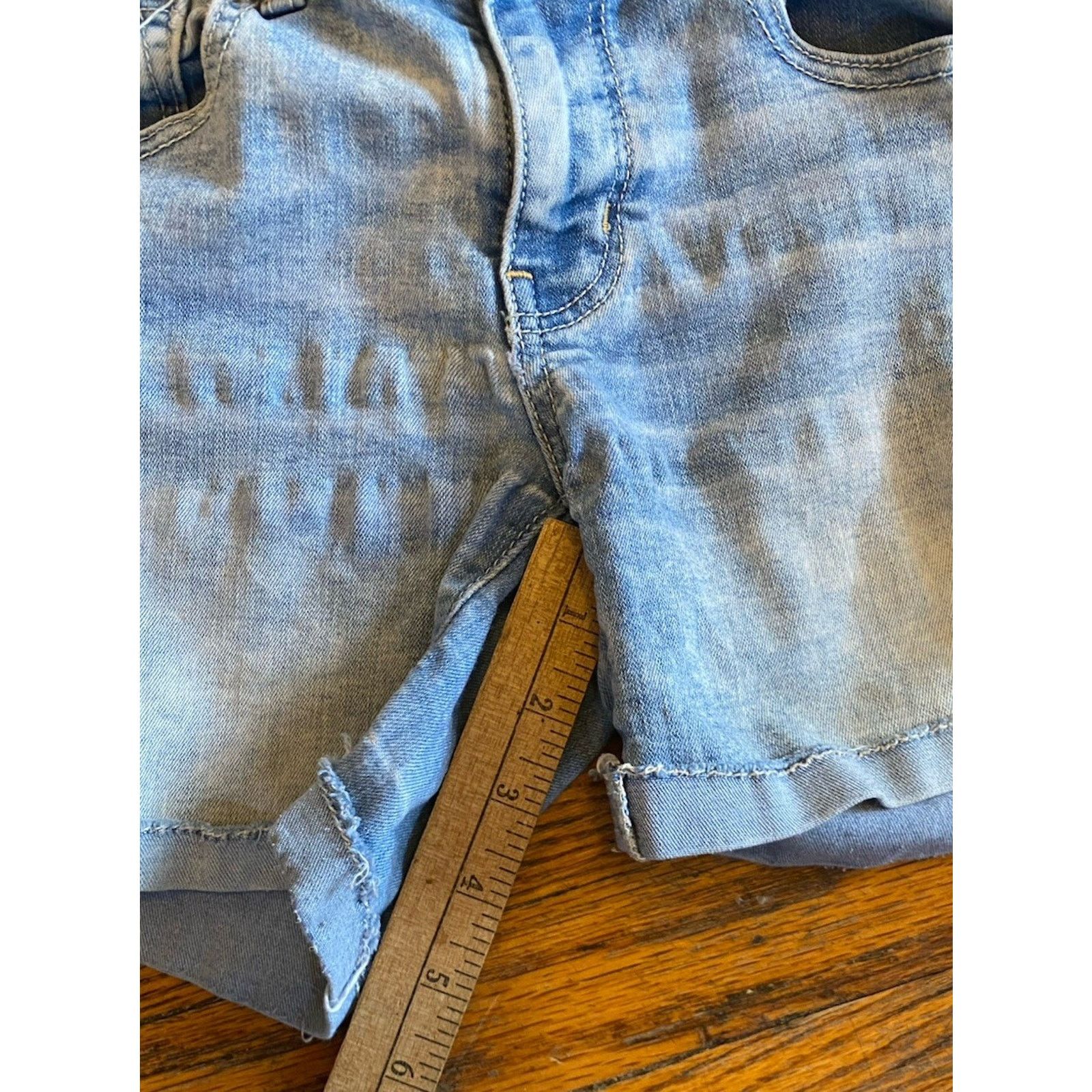American Eagle Outfitters American Eagle Super Stretch Denim Jean Midi Shorts Womens 4 Size 27" / US 4 / IT 40 - 6 Thumbnail