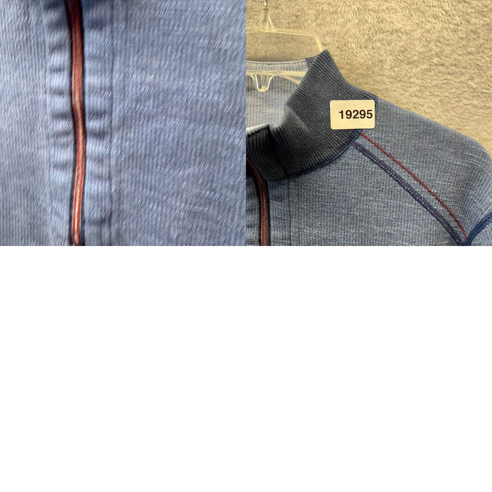 Tommy Bahama Tommy Bahama Mens Adult Medium Blue Reversible Pima Cotton Sweatshirt Sweater Size US M / EU 48-50 / 2 - 9 Thumbnail