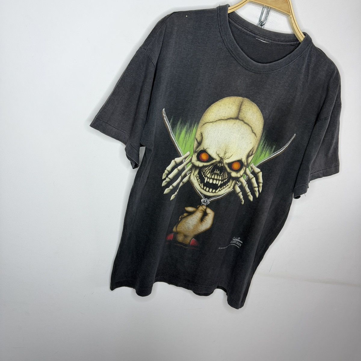 Band Tees Vintage Sudden Death 1993 Tshirt Tee Single Stitch 90s Skull Size US M / EU 48-50 / 2 - 3 Thumbnail