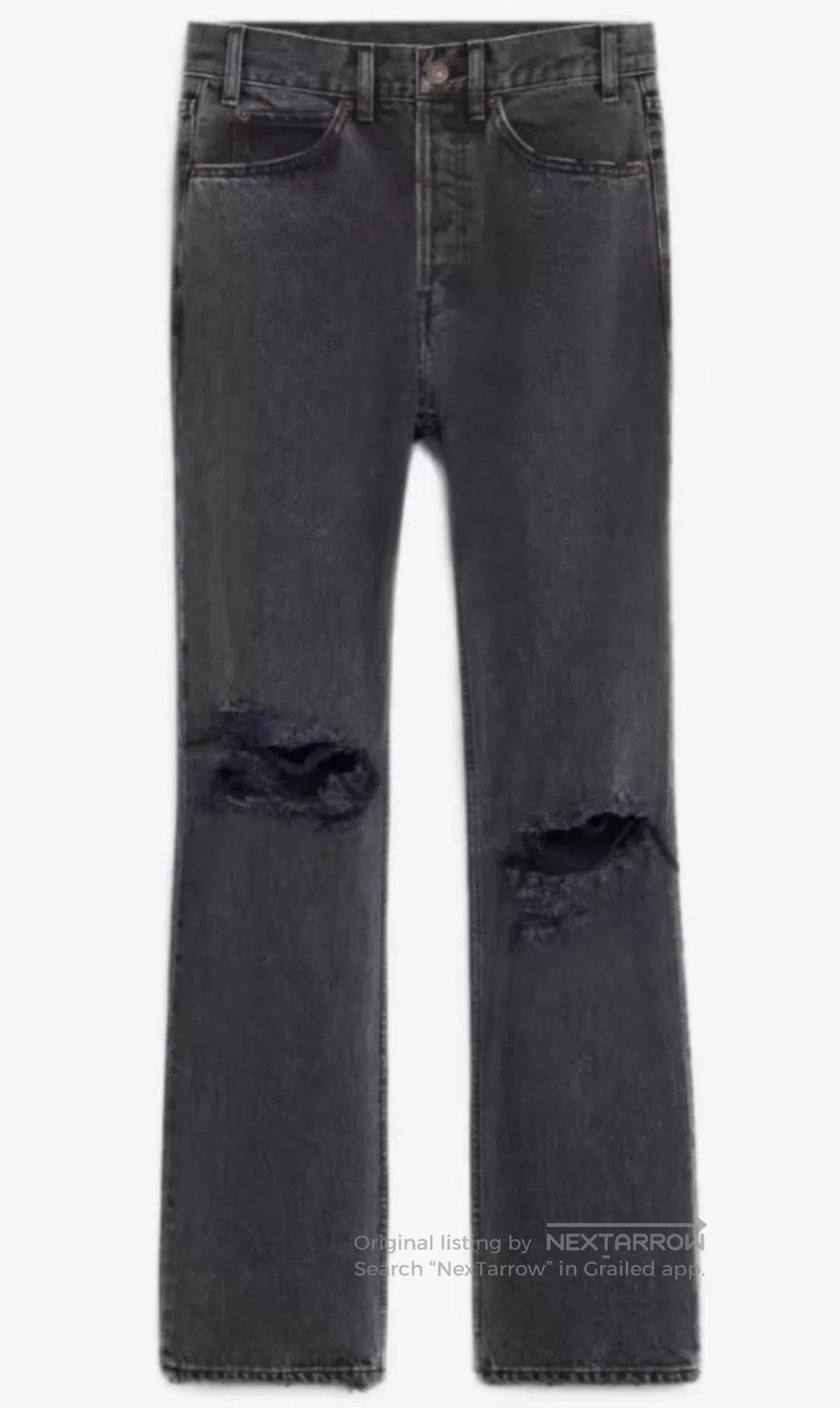 Celine Celine Hedi Slimane Gray Distressed Jeans. Size US 30 / EU 46 - 9 Thumbnail