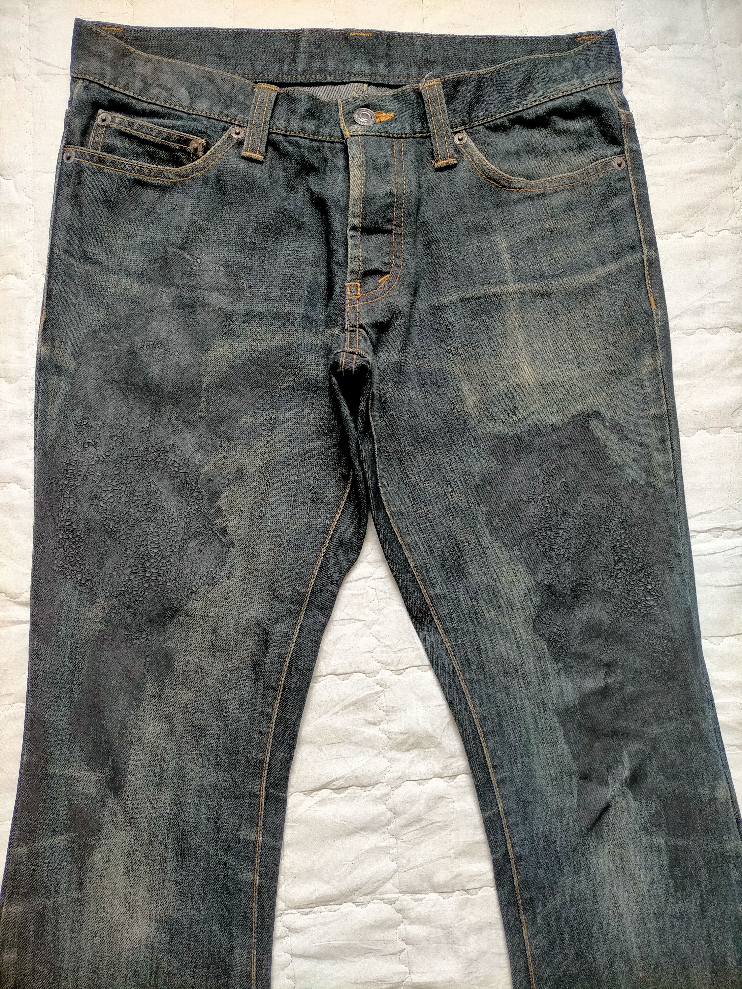 Le Grande Bleu (L.G.B.) Flare Jeans Modern Lovers Made in japan blak denim Size US 30 / EU 46 - 6 Thumbnail