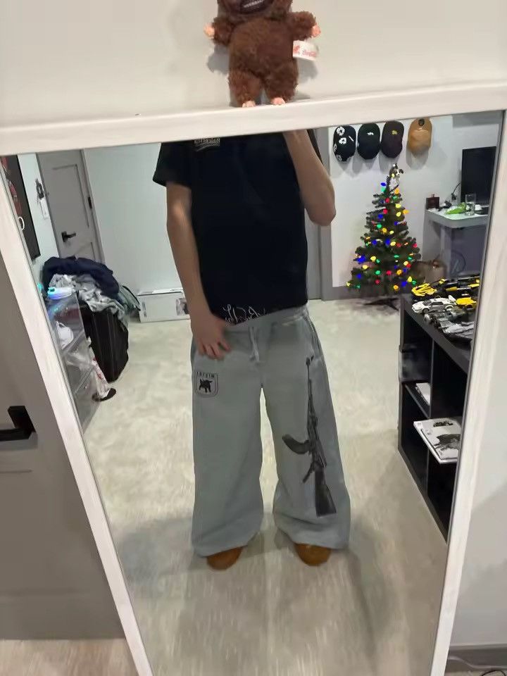 Japanese Brand Grey AK47 Sweatpants V2 Size US 30 / EU 46 - 4 Thumbnail