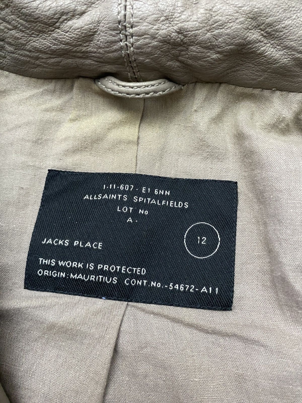 Allsaints Allsaints Leather Jacket Rick Owens Style Size XL / US 12-14 / IT 48-50 - 9 Thumbnail