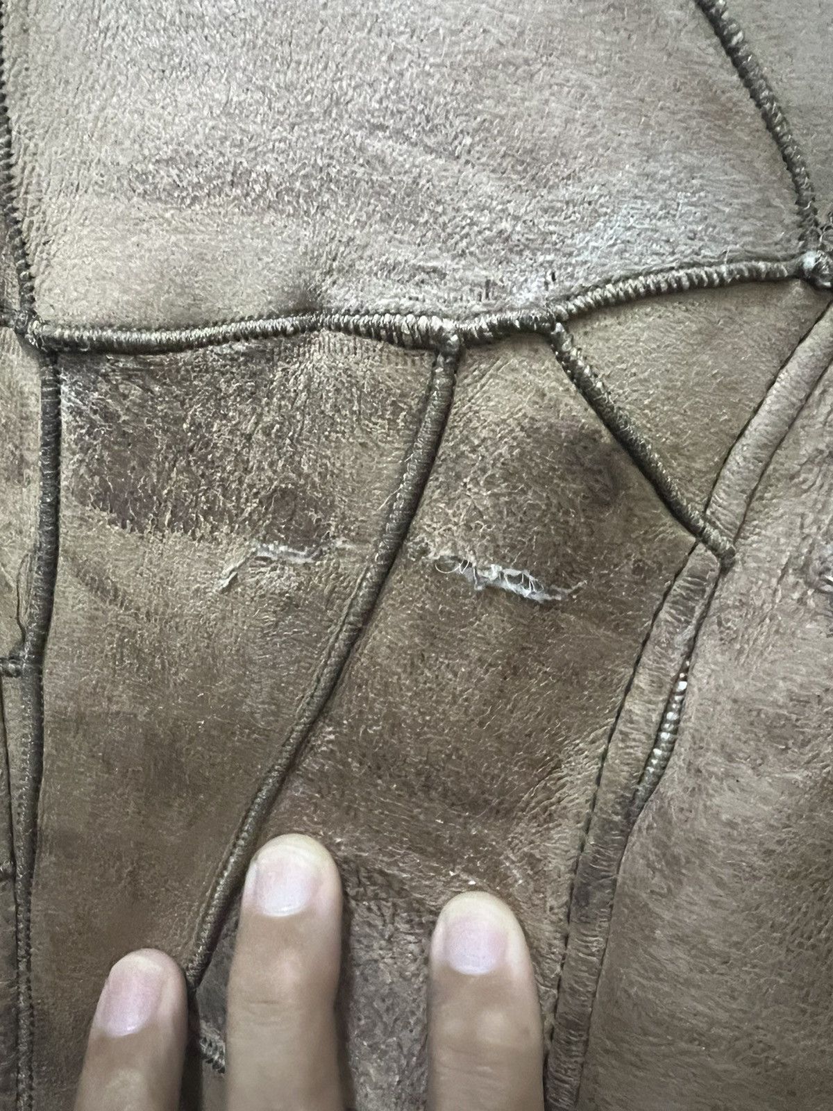 Japanese Brand × Leather RARE SHEEPSKIN COAT FUR LEATHER JACKET UNISEX Size S / US 4 / IT 40 - 7 Thumbnail