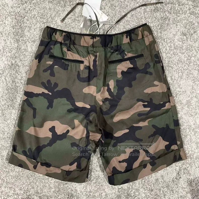 Valentino Valentino Mulberry silk camouflage shorts Size US 30 / EU 46 - 2 Thumbnail