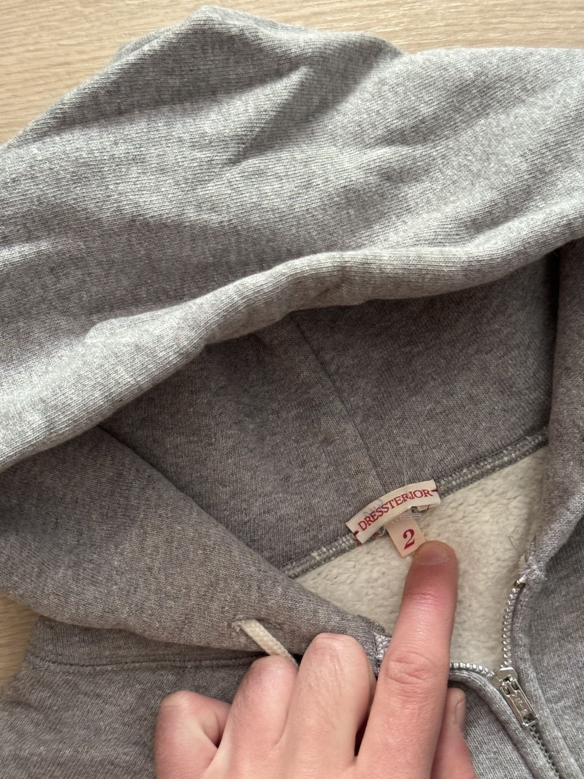 Vintage Vintage 00’s Dressterior y2k Made In Japan Full Zip Hoodie Size S / US 4 / IT 40 - 4 Thumbnail