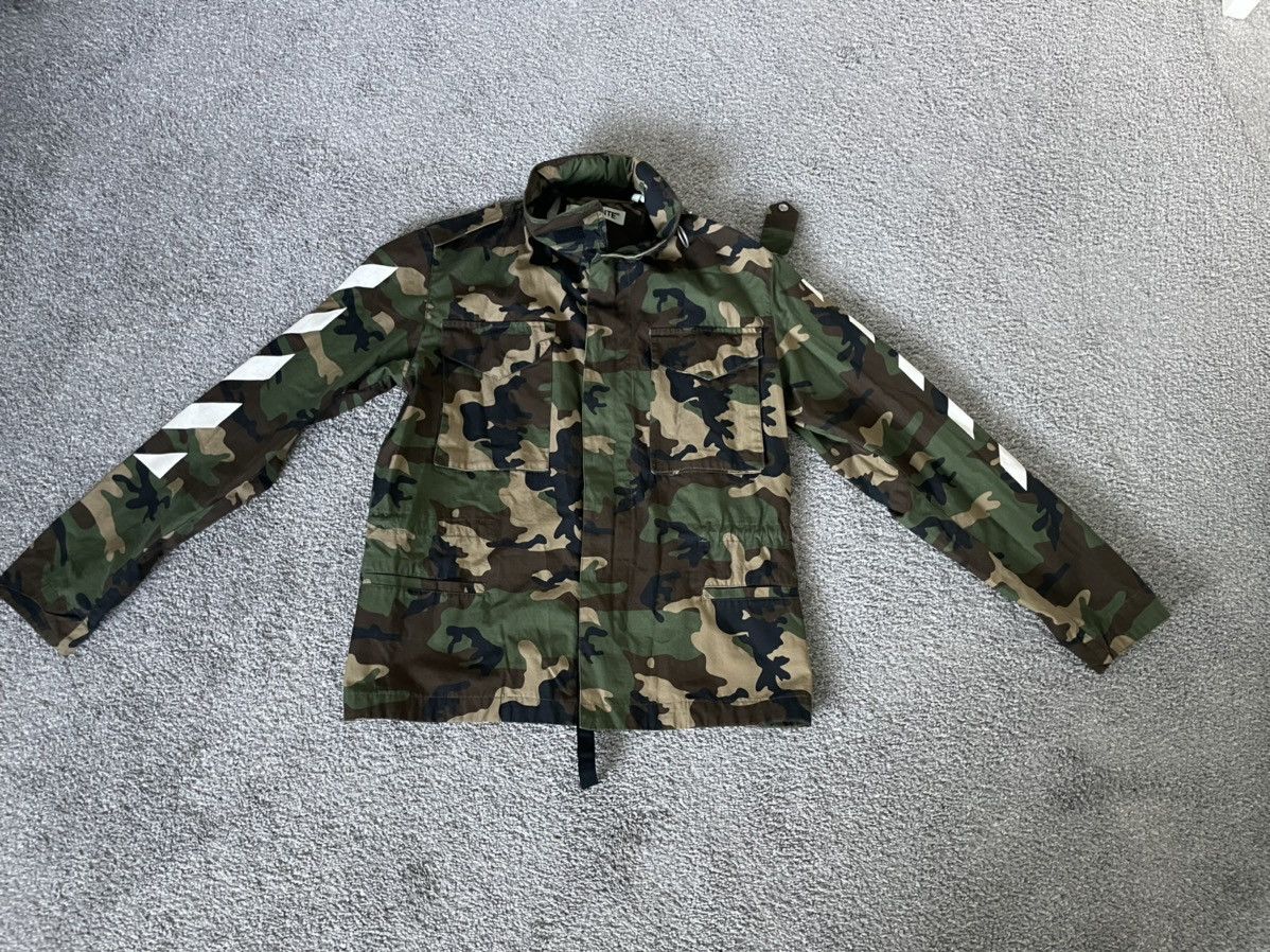 Off white m65 camo jacket hotsell