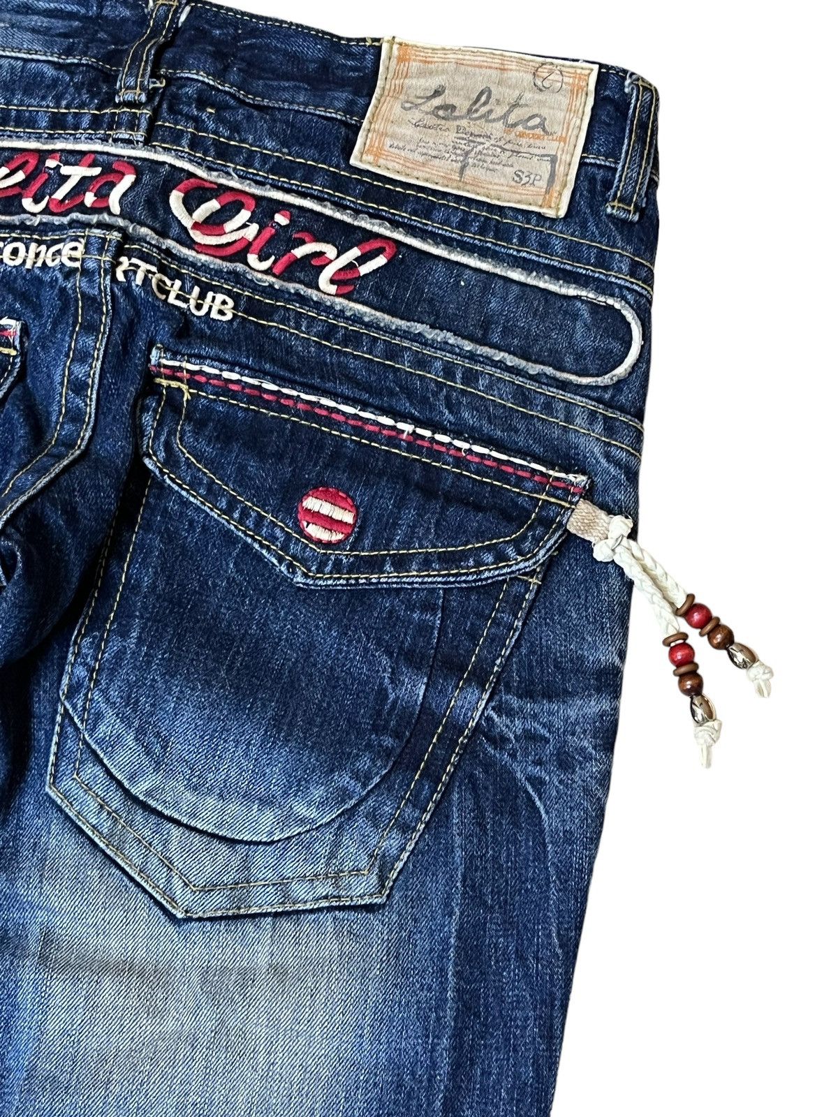 Japanese Brand JAPANESE CULT YOSHITOMO NARA LOLITA LOWRISE FLARE JEANS Size US 31 - 7 Thumbnail
