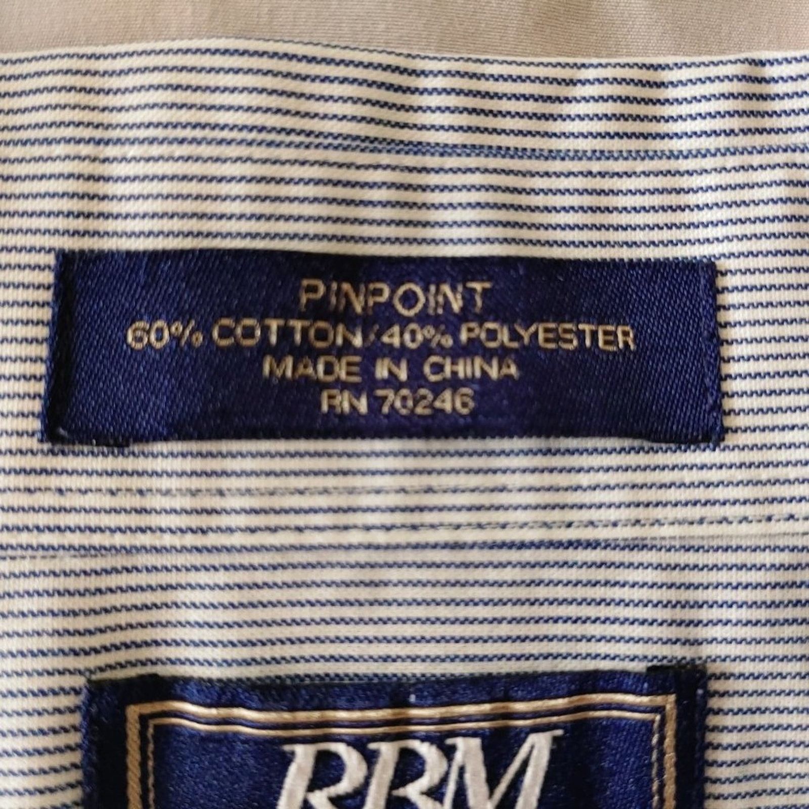 Other RBM Men's Dress Shirt Size US L / EU 52-54 / 3 - 4 Thumbnail