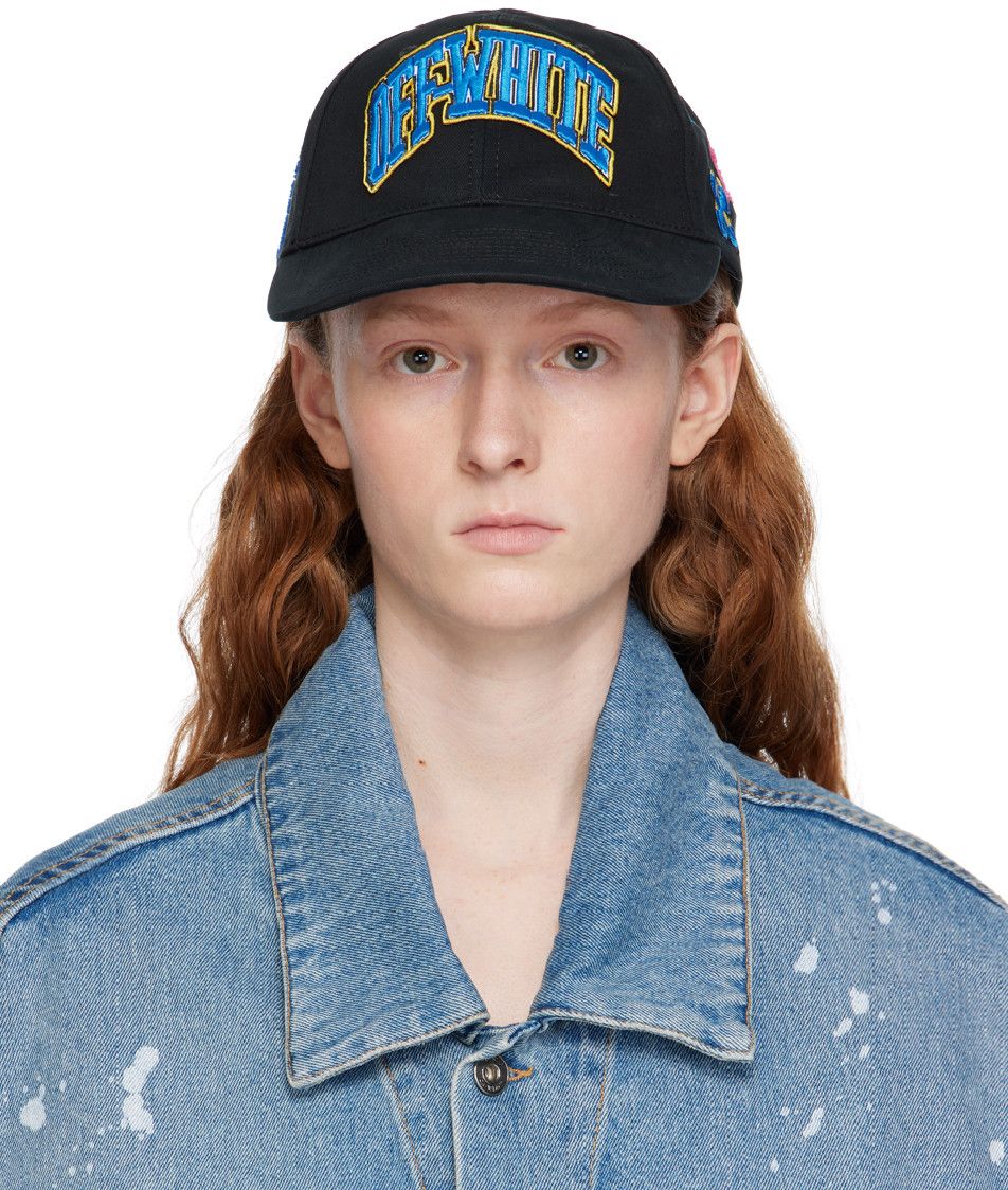 Off-White o1mle0425 Size: OS / Mixed Patch Croco Baseball Hat / Cap Size ONE SIZE - 2 Thumbnail