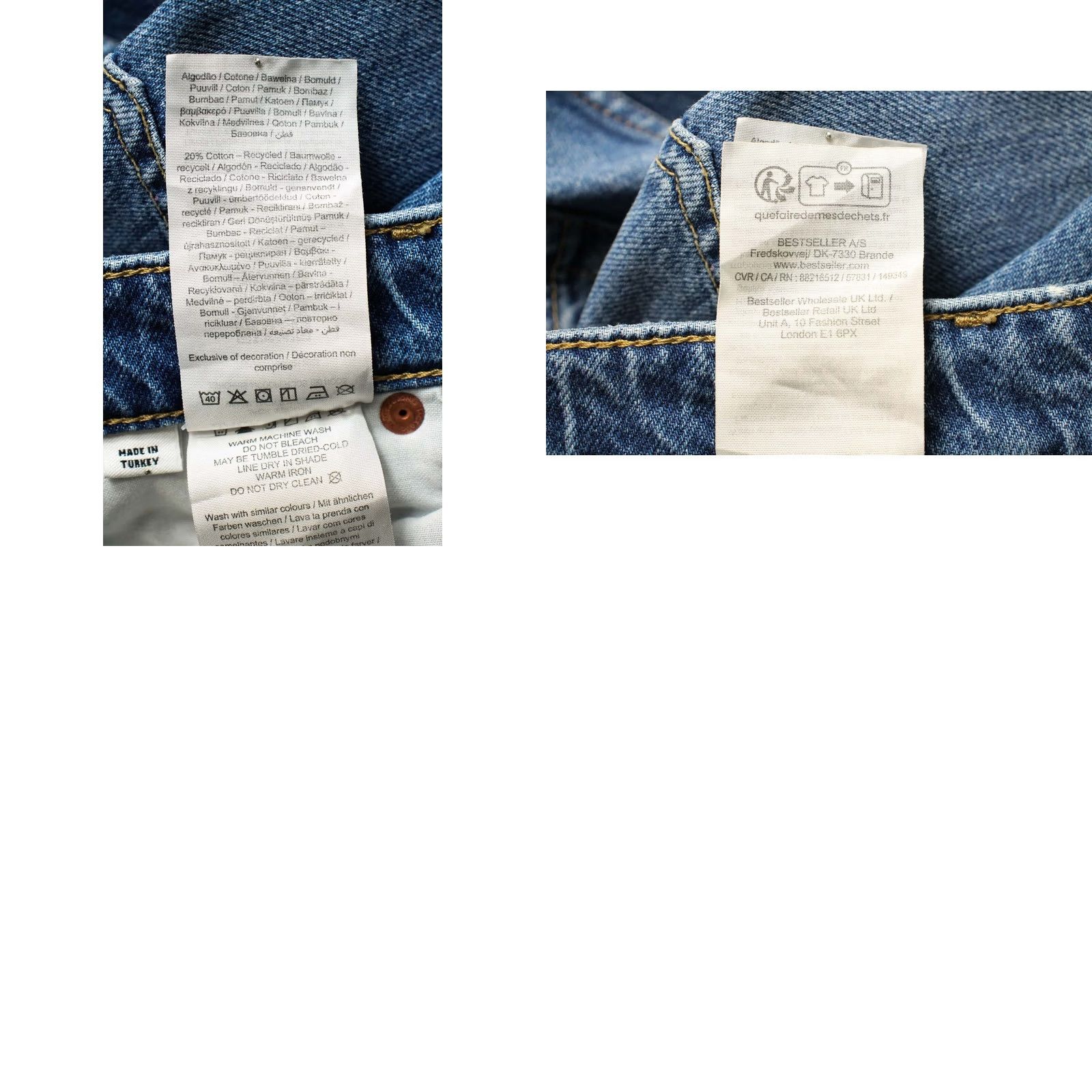 Jack & Jones JACK & JONES Chris Loose Fit Jeans Men's W30/L30 Blue Whiskers Faded Button Fly Size US 30 / EU 46 - 8 Thumbnail