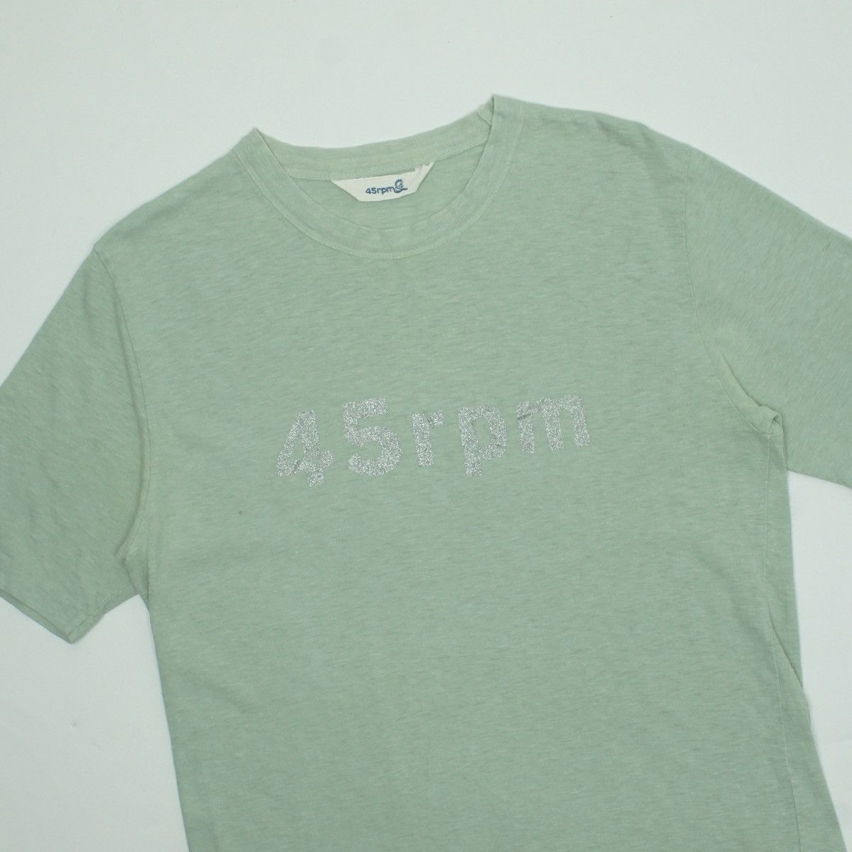 45rpm *NoTariff 45rpm Glitter Single Stitch Tee Size M / US 6-8 / IT 42-44 - 2 Thumbnail