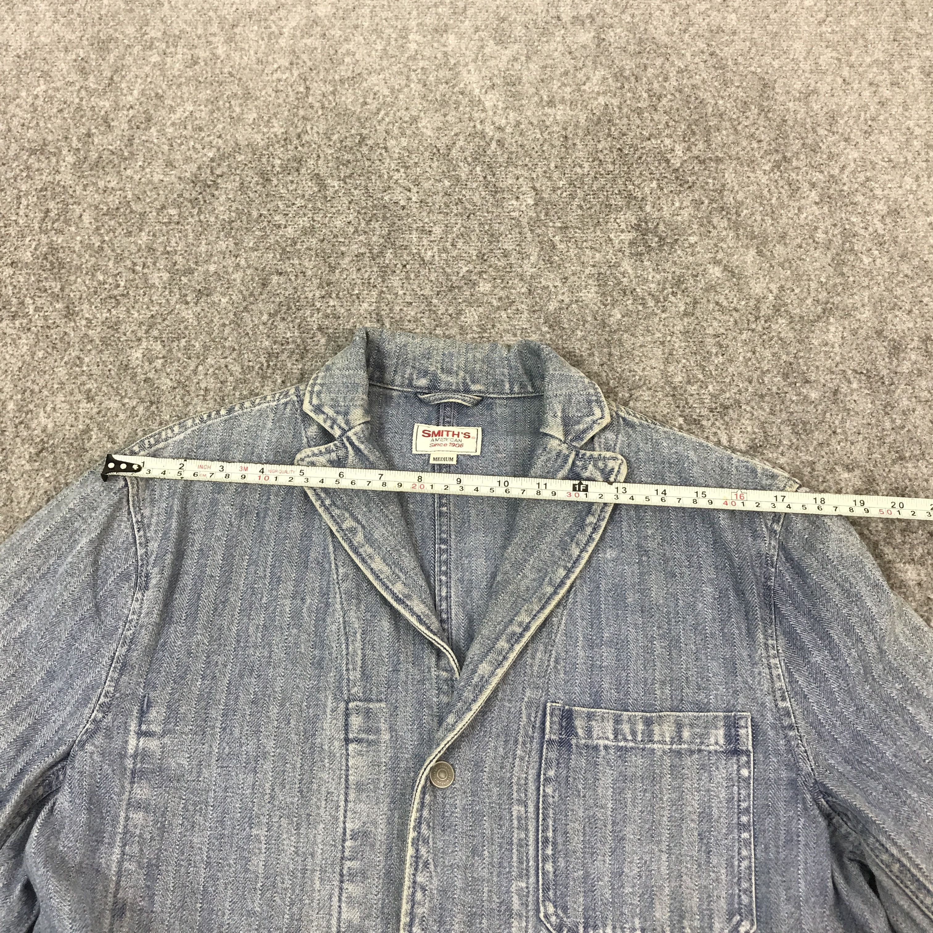 The Smiths Vintage Smiths American Denim Blazer Coat jacket Size US M / EU 48-50 / 2 - 8 Thumbnail