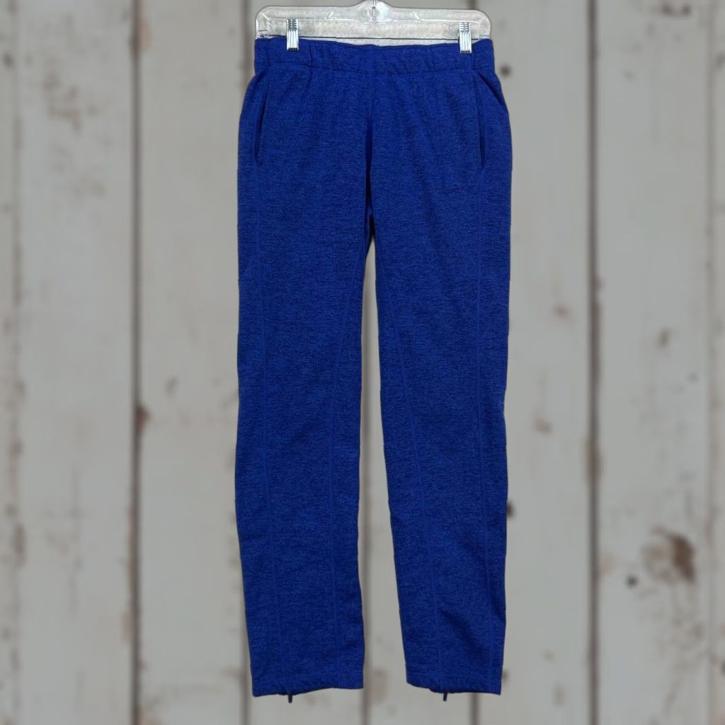 Nike Nike Therma-Fit Womens XS Blue Pants Sweatpants Gym Running Pockets Size 26" / US 2 / IT 38 - 1 Thumbnail