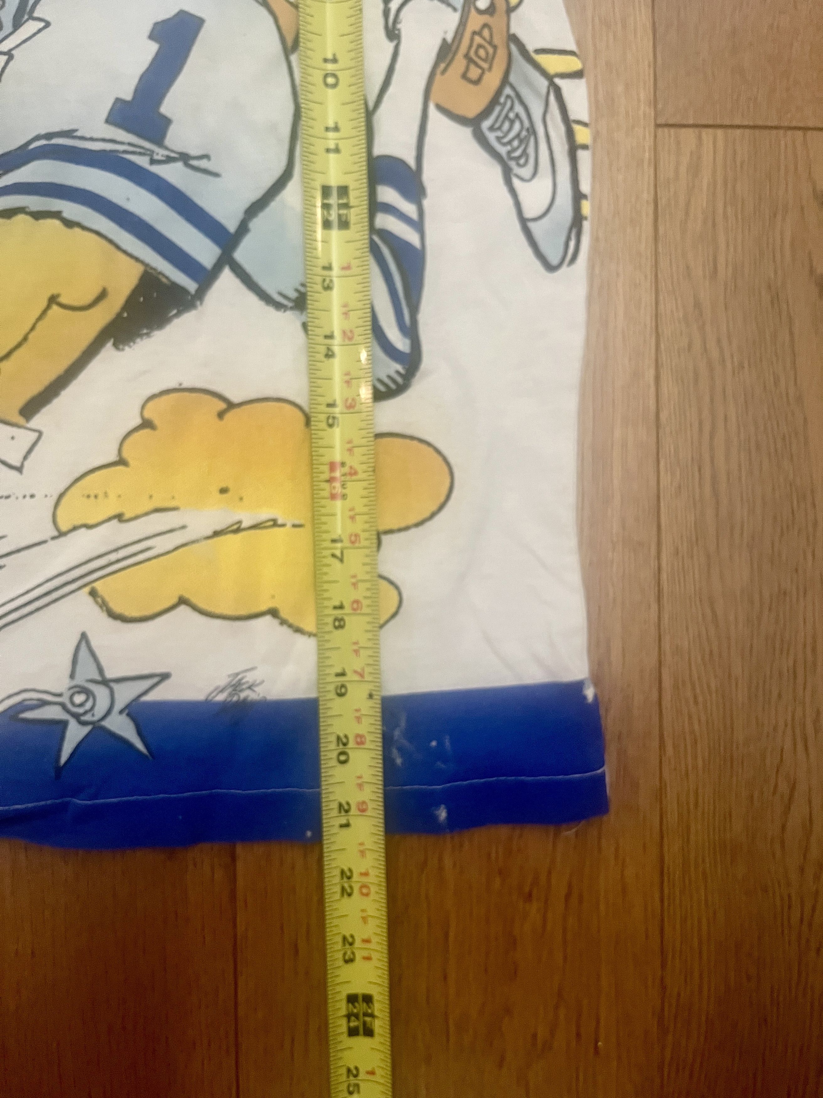 Vintage 1988 Caribe Jack Davis Dallas Cowboys Big Graphic XS Size US XS / EU 42 / 0 - 8 Thumbnail