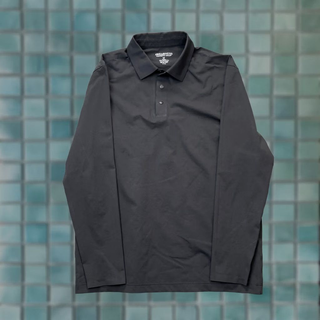 Kenneth Cole VINTAGE Kenneth Cole Shirt Mens M Black Polo Slim Fit Resort Wear Tennis Size US M / EU 48-50 / 2 - 1 Thumbnail