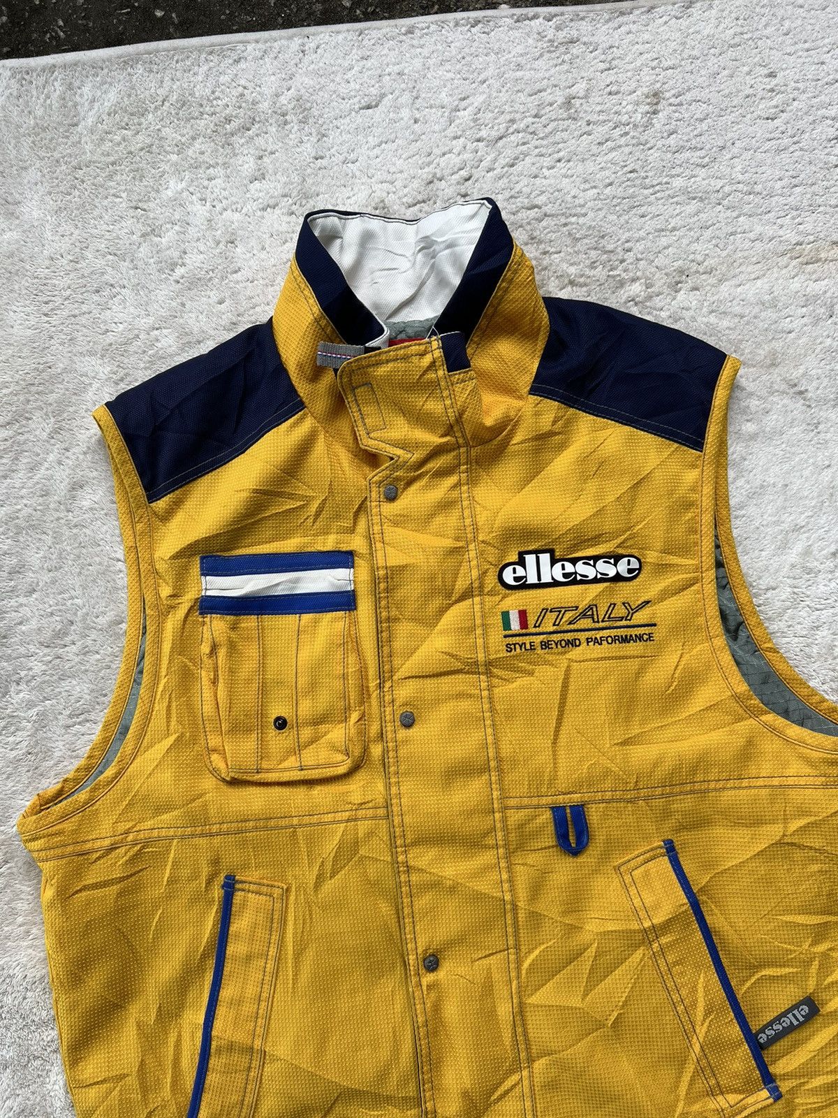 Ellesse × Vintage Vintage Ellesse Vest Sportwear italy Size US L / EU 52-54 / 3 - 2 Thumbnail