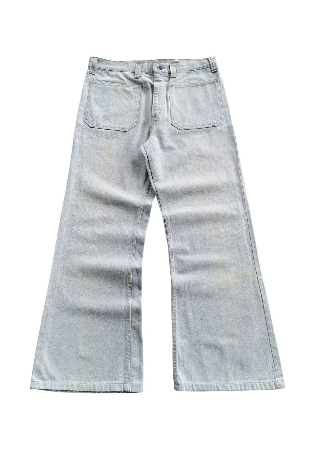 Levi's Vintage Levis Bootcut Flare Jeans Rare Size US 33 - 2 Thumbnail