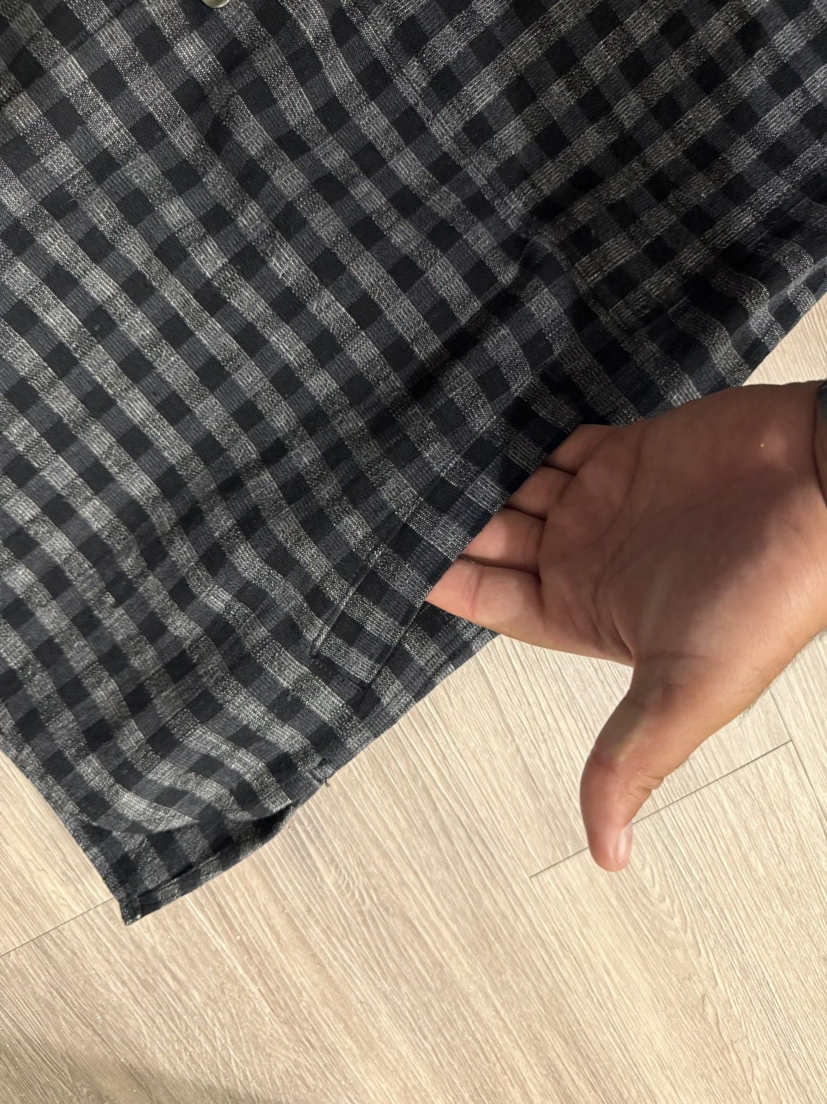 Acne Studios Acne Studios Check Overshirt Size US XL / EU 56 / 4 - 5 Thumbnail