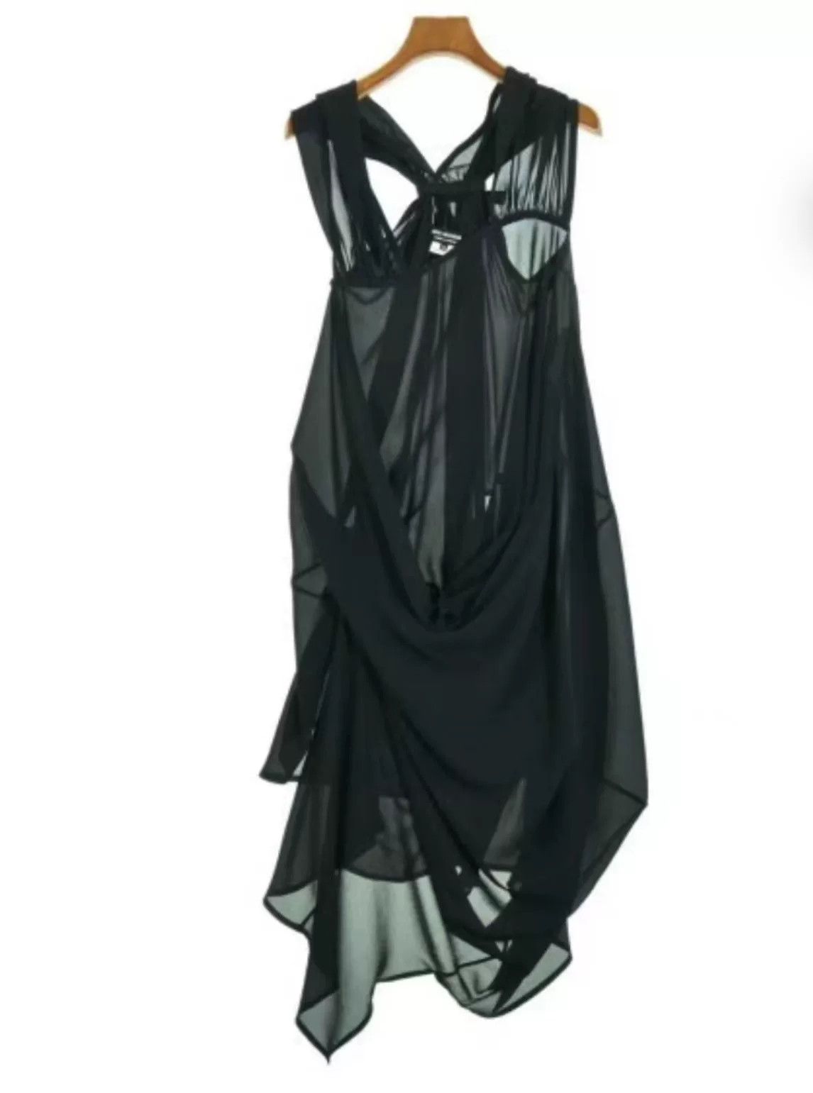 Junya Watanabe junya watanabe black sheer dress Size US M / EU 48-50 / 2 - 1 Thumbnail