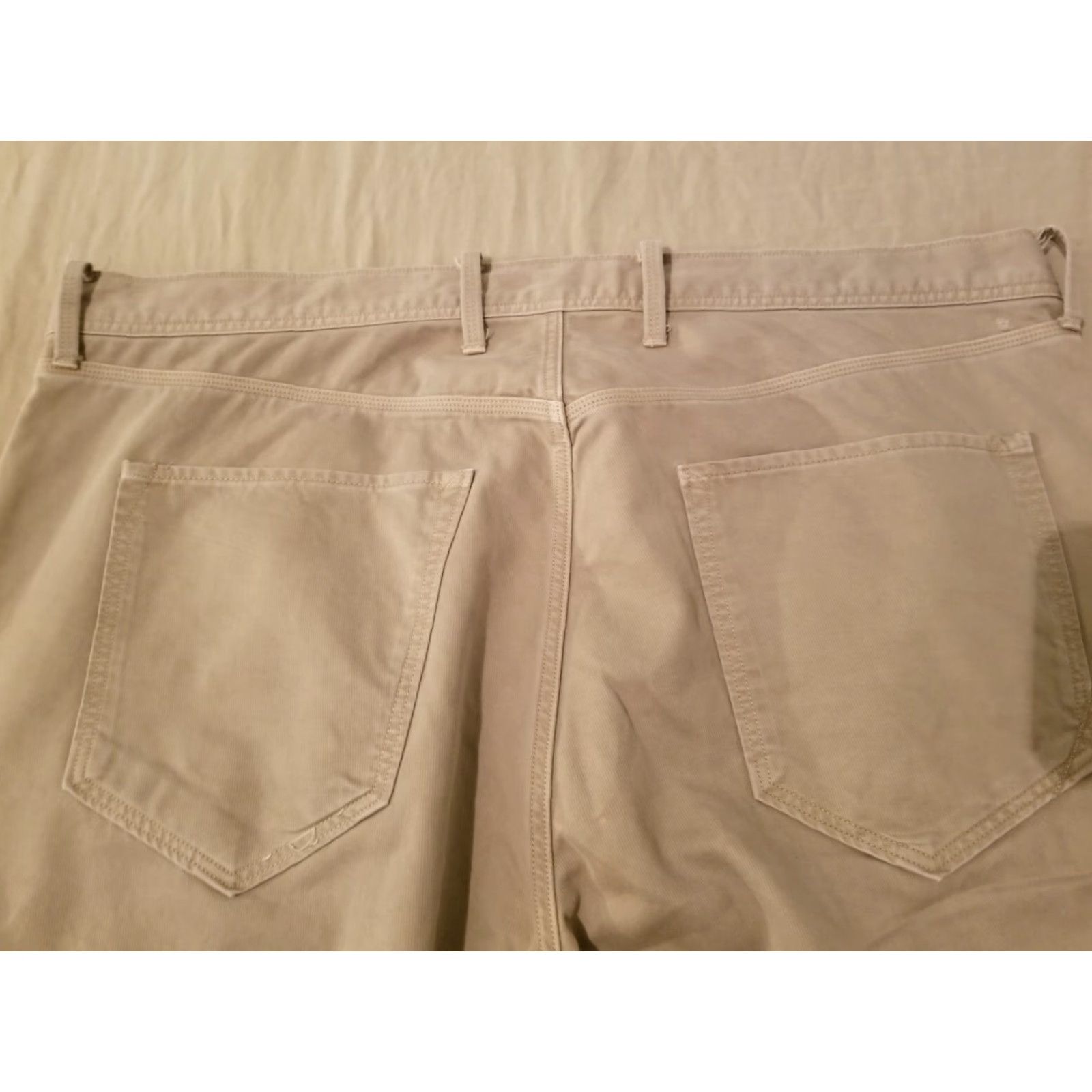 Banana Republic Banana Republic Jeans Pants Men 35x32 Straight Classic Beige Khaki Slim? (adjusted) Size US 35 - 2 Thumbnail