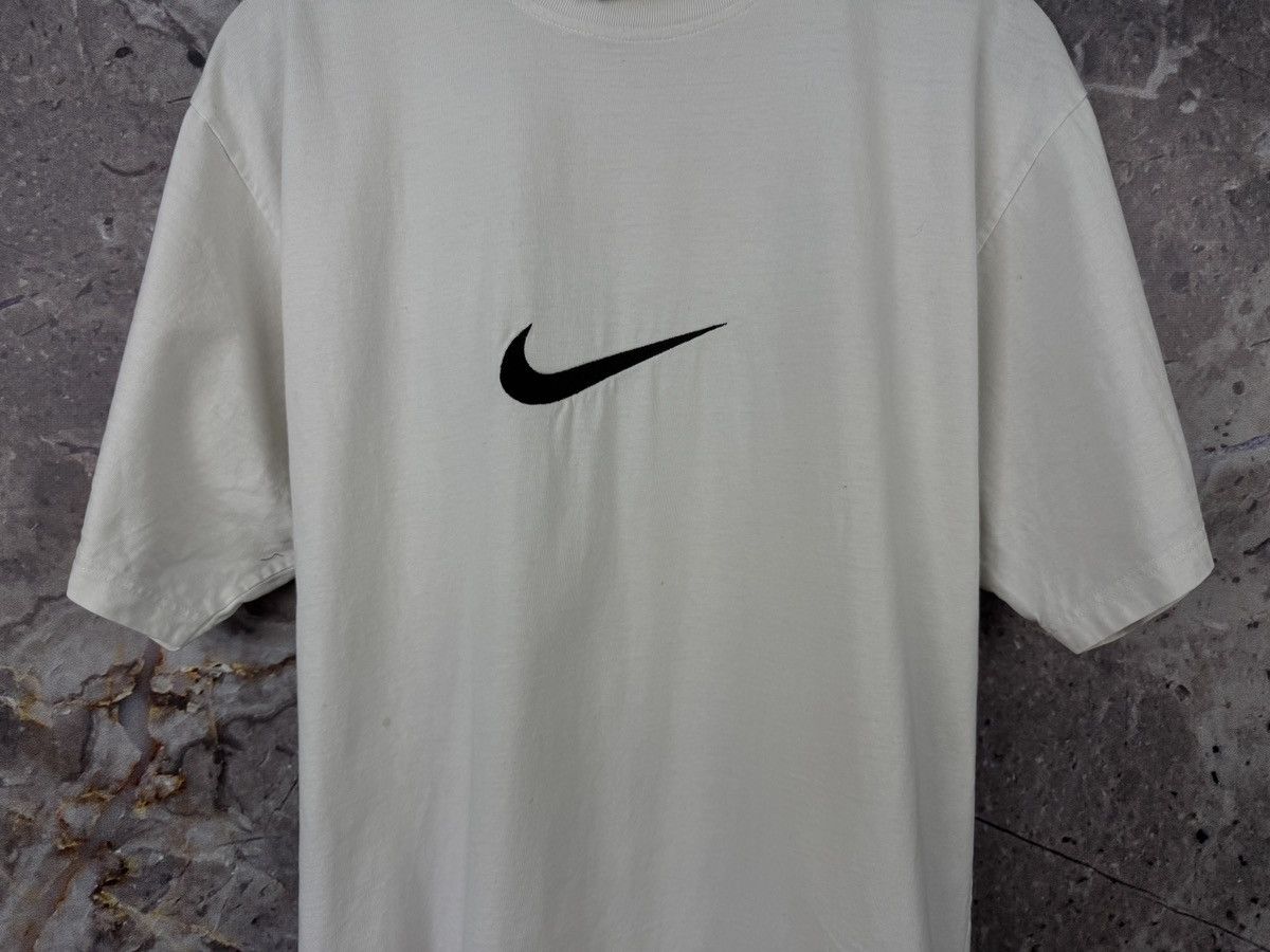 Adidas Men’s Nike Big Logo Swoosh T-Shirt Vintage Size Large Size US L / EU 52-54 / 3 - 3 Thumbnail