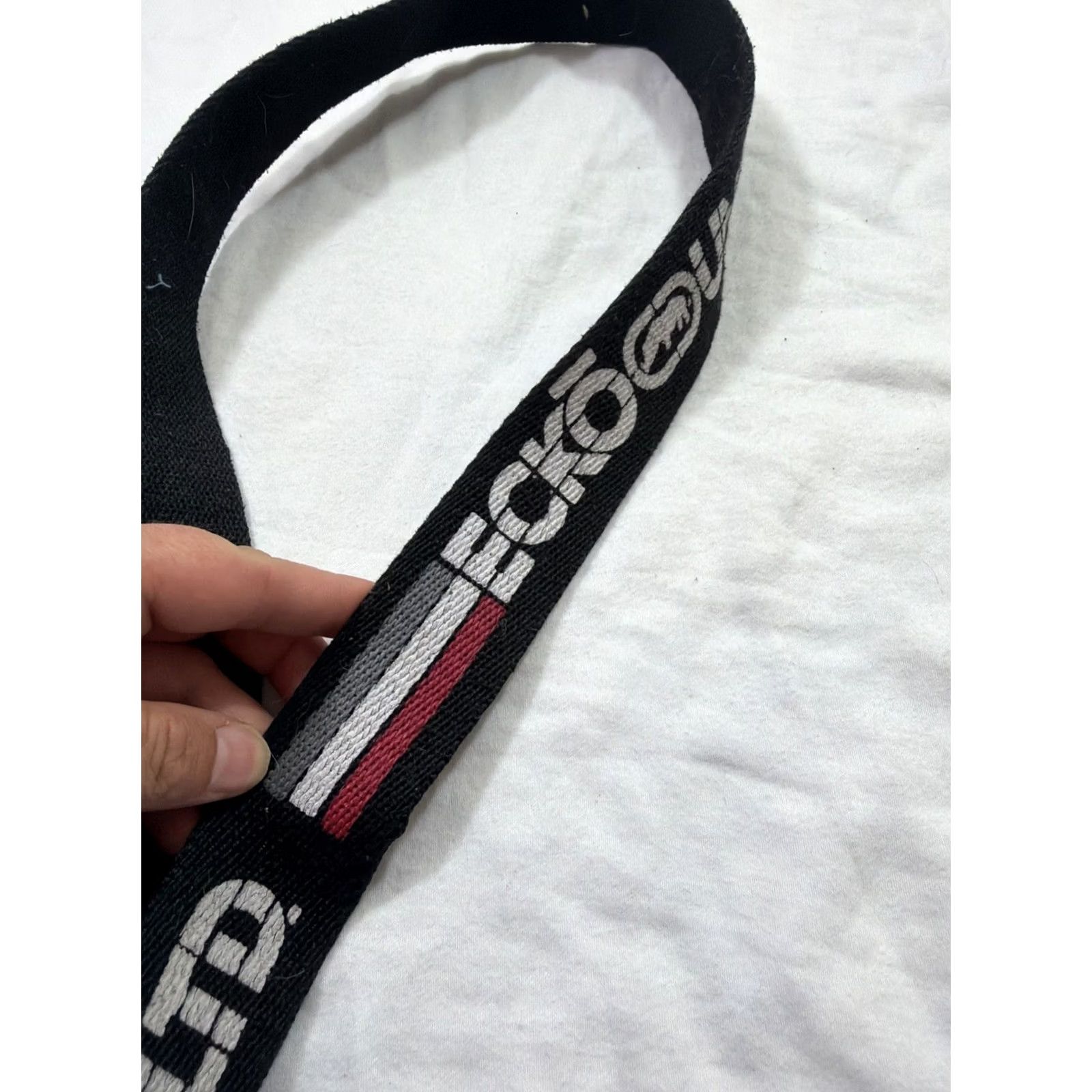Ecko Unltd. VINTAGE Ecko Unltd Belt Black Seatbelt Style Metal Buckle Men's One Size 45 inches long Size ONE SIZE - 4 Thumbnail