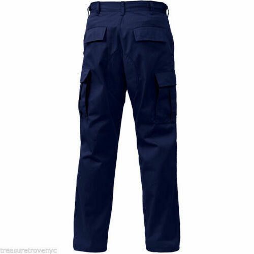 Designer Military Midnight Blue Cargo Battle Dress Uniform Pants Size ONE SIZE - 4 Thumbnail