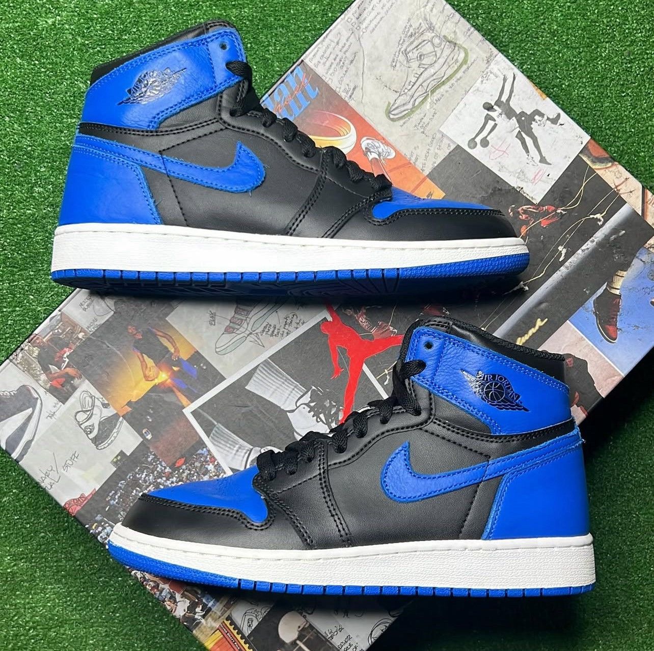 Jordan Brand Air Jordan 1 Retro High OG GS ‘ Royal ‘ 2017 Size US 6 / EU 39 - 1 Thumbnail