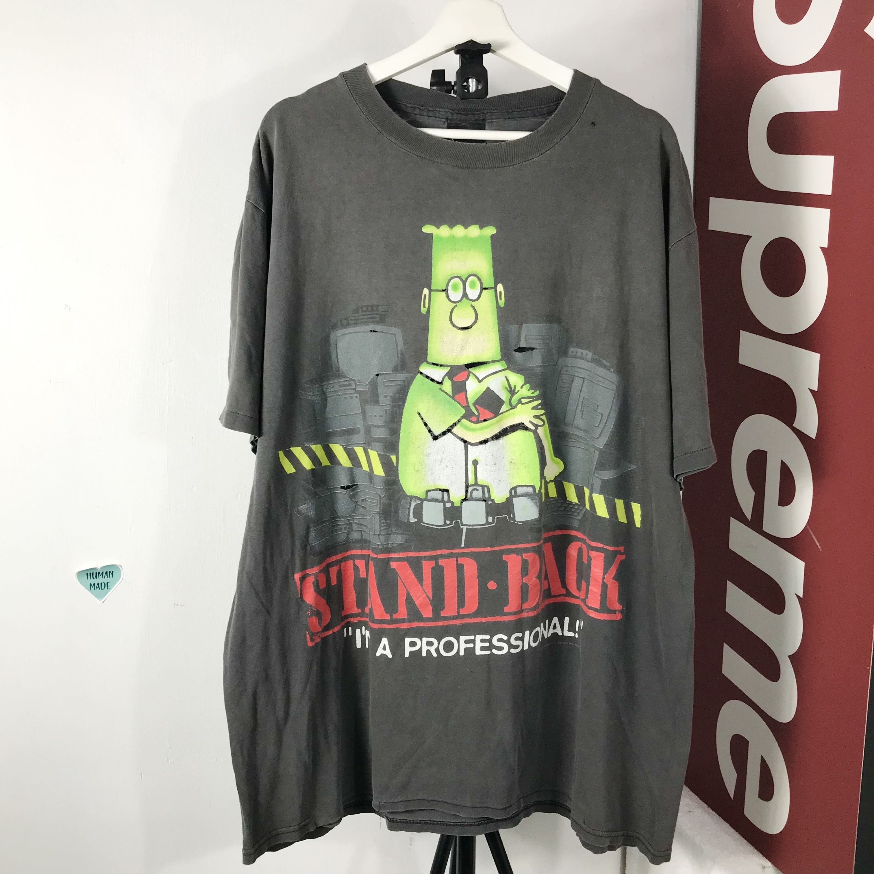 Cartoon Network vintage thrashed 90s Dilbert Software The Network Is Down Size US XL / EU 56 / 4 - 1 Thumbnail