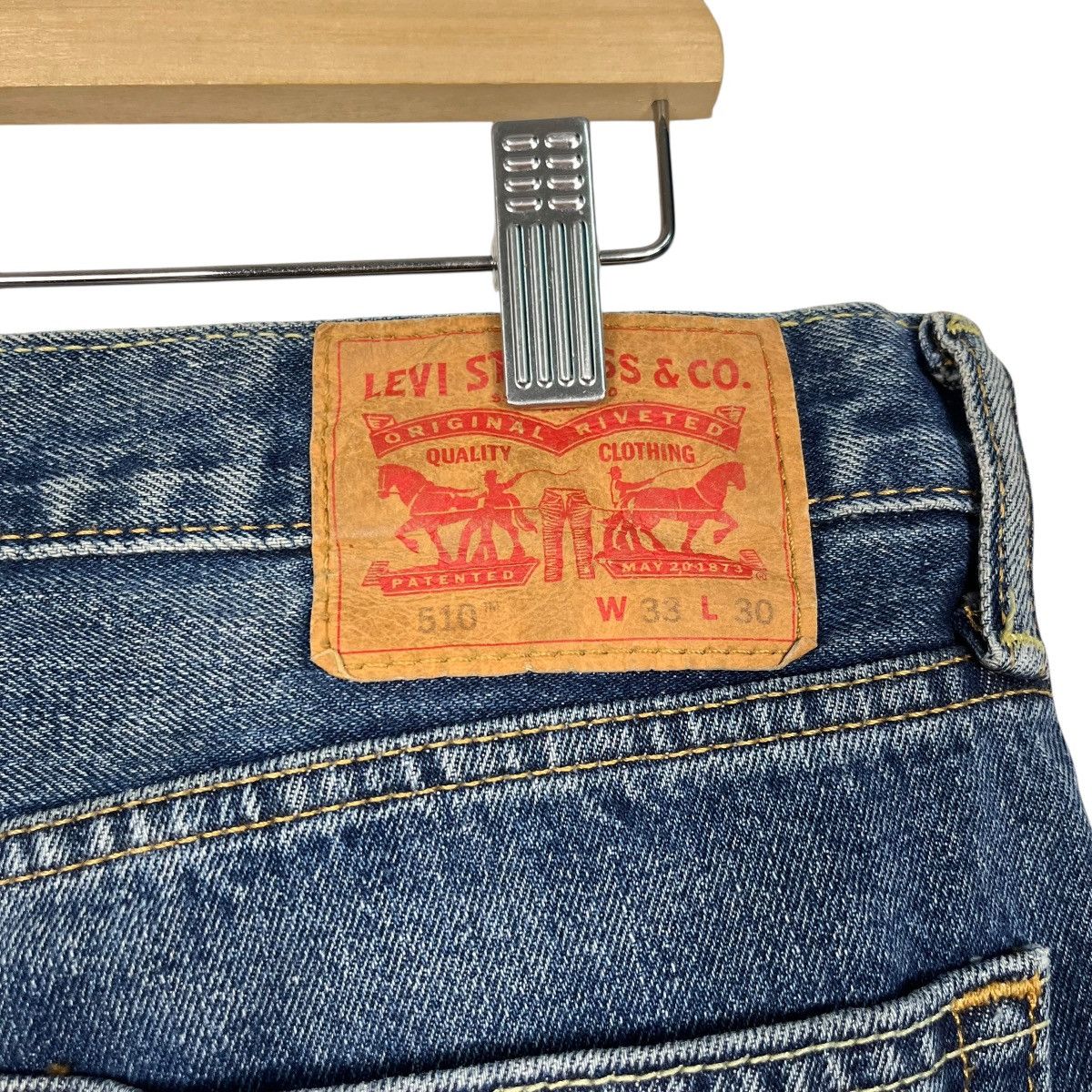 Levi's Vintage Levis 510 Custom Art distressed Denim Jeans Size US 34 / EU 50 - 11 Thumbnail