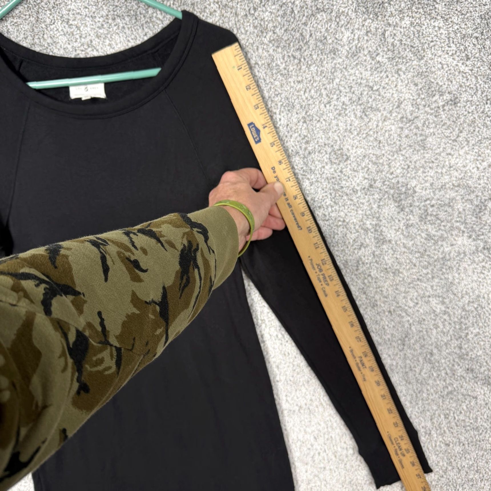 Lou & Grey Lou & Grey Sweater Dress Size Small Black Long Sleeve Minimalist LBD Clean Girl Size S / US 4 / IT 40 - 2 Thumbnail