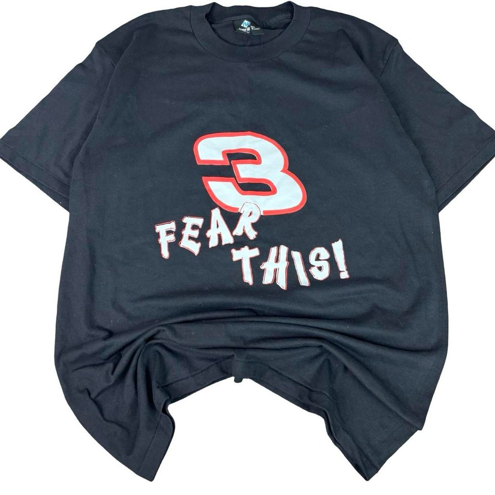 Chase Authentics × NASCAR × Vintage 90s Dale Earnhardt Single Stitch T-shirt Size US L / EU 52-54 / 3 - 3 Thumbnail