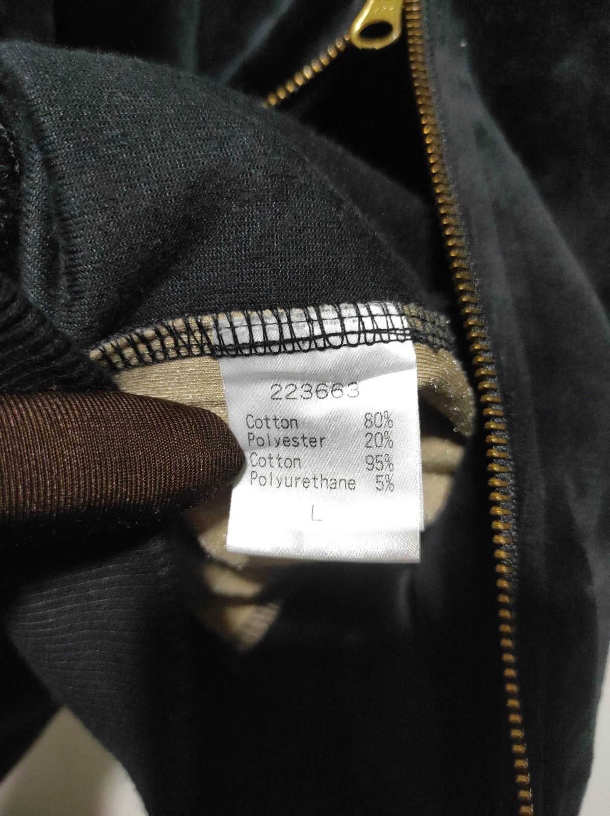Japanese Brand 24 Karate Velvet double zip fur hoodie LGB style Size US L / EU 52-54 / 3 - 10 Thumbnail