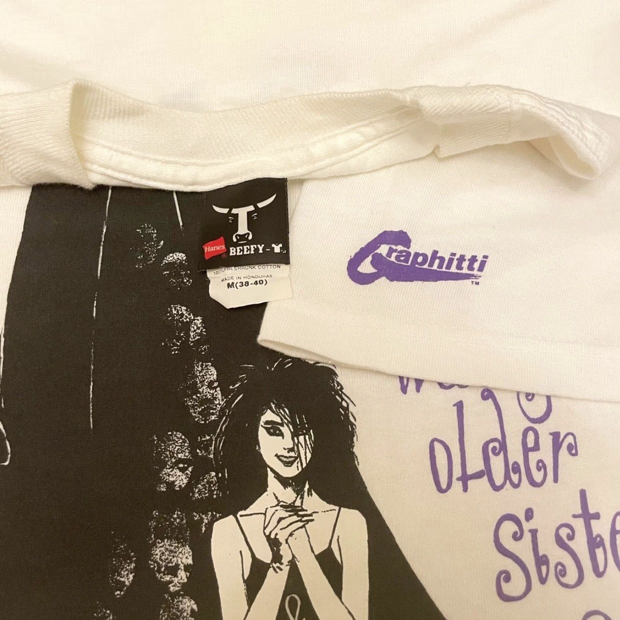Vintage VINTAGE 90s Graphitti DC Comics Death 2008 VTG Shirt Mens Size M White Rare T-Shirt Comics 90s Mens Size US M / EU 48-50 / 2 - 2 Thumbnail