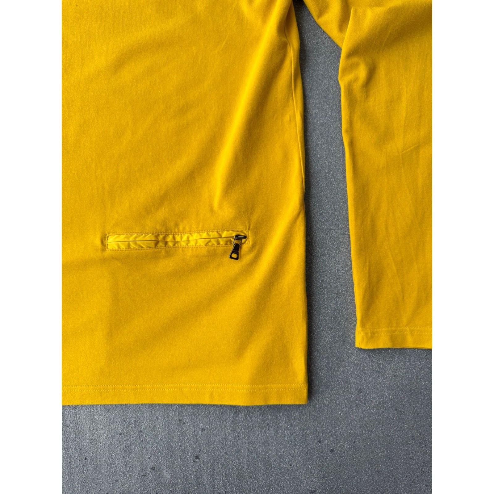 Prada Prada Long Sleeve Red Tab T-shirt Yellow Mens Size S Size US S / EU 44-46 / 1 - 5 Thumbnail