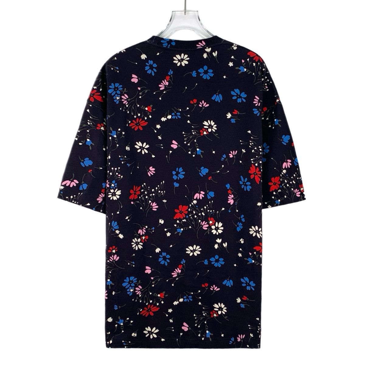 Balenciaga Balenciaga Multicolor Floral All Over Print T-shirt K26WX Size US XS / EU 42 / 0 - 2 Thumbnail