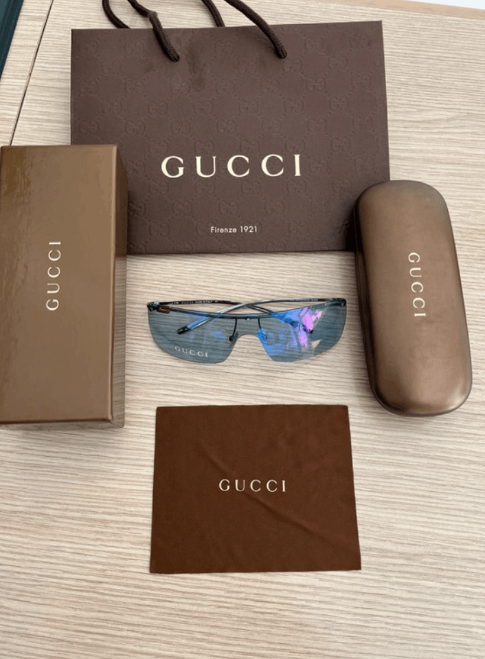 Gucci Gucci Sunglasses GG1719 Silver Vintage Tom Ford Rare Iconic Size ONE SIZE - 2 Thumbnail