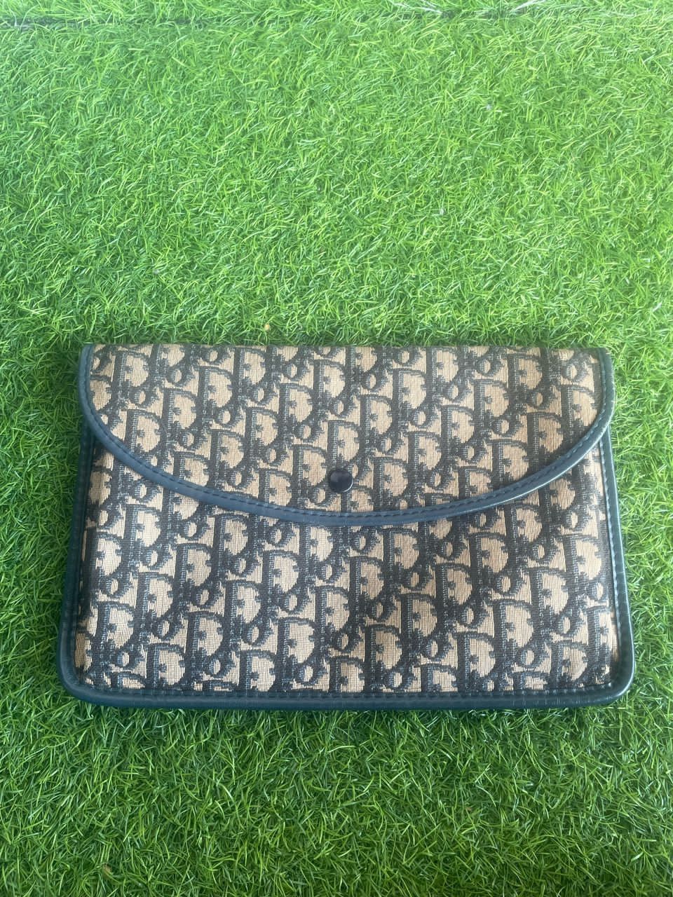 Dior Authentic Christian Dior Oblique Blue FROM NEVERFULL TOTE Size ONE SIZE - 1 Thumbnail