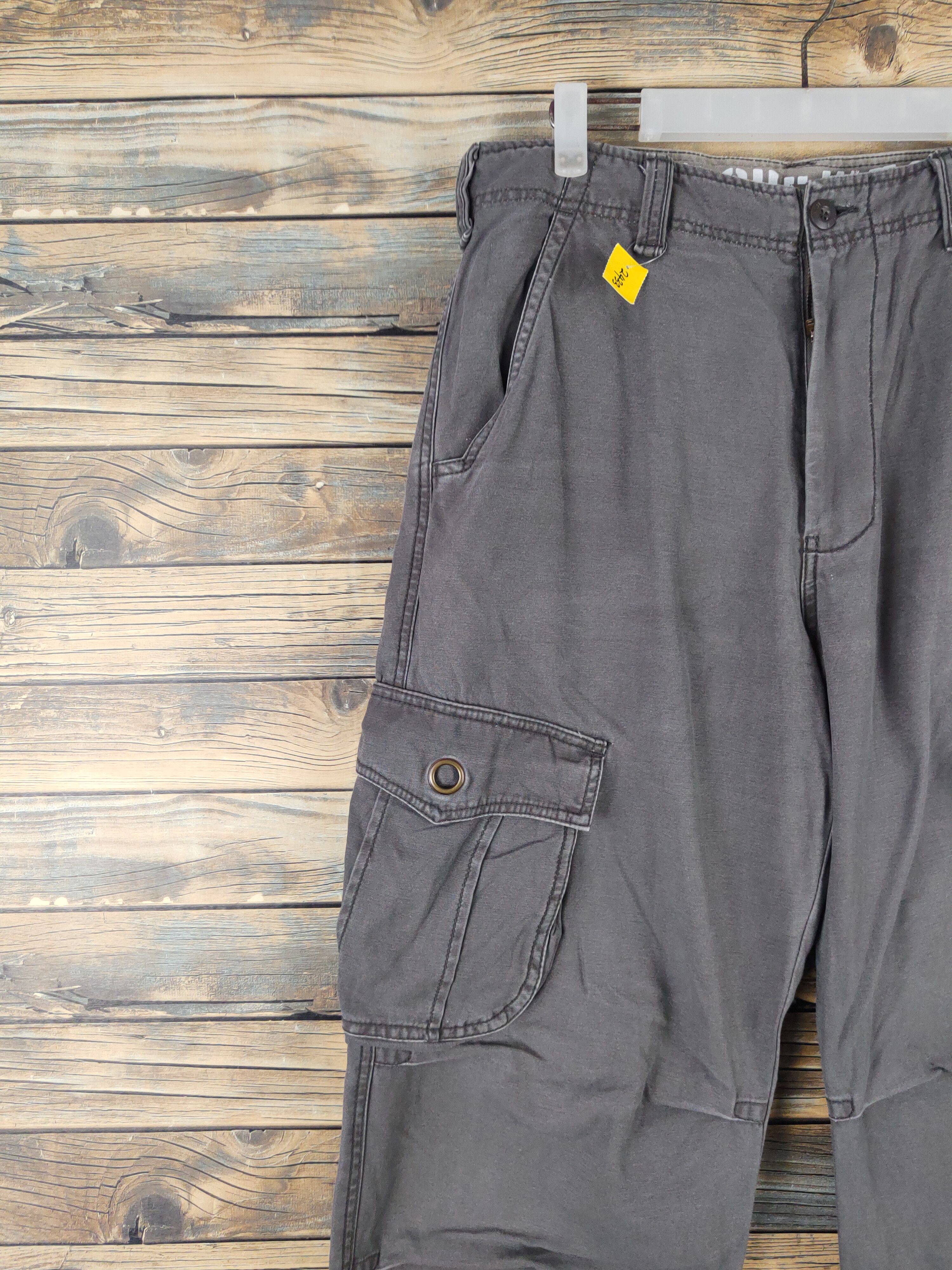 Japanese Brand DLL Vache Dark Gray Multipocket Cargo Pants #2433 Size US 32 / EU 48 - 3 Thumbnail