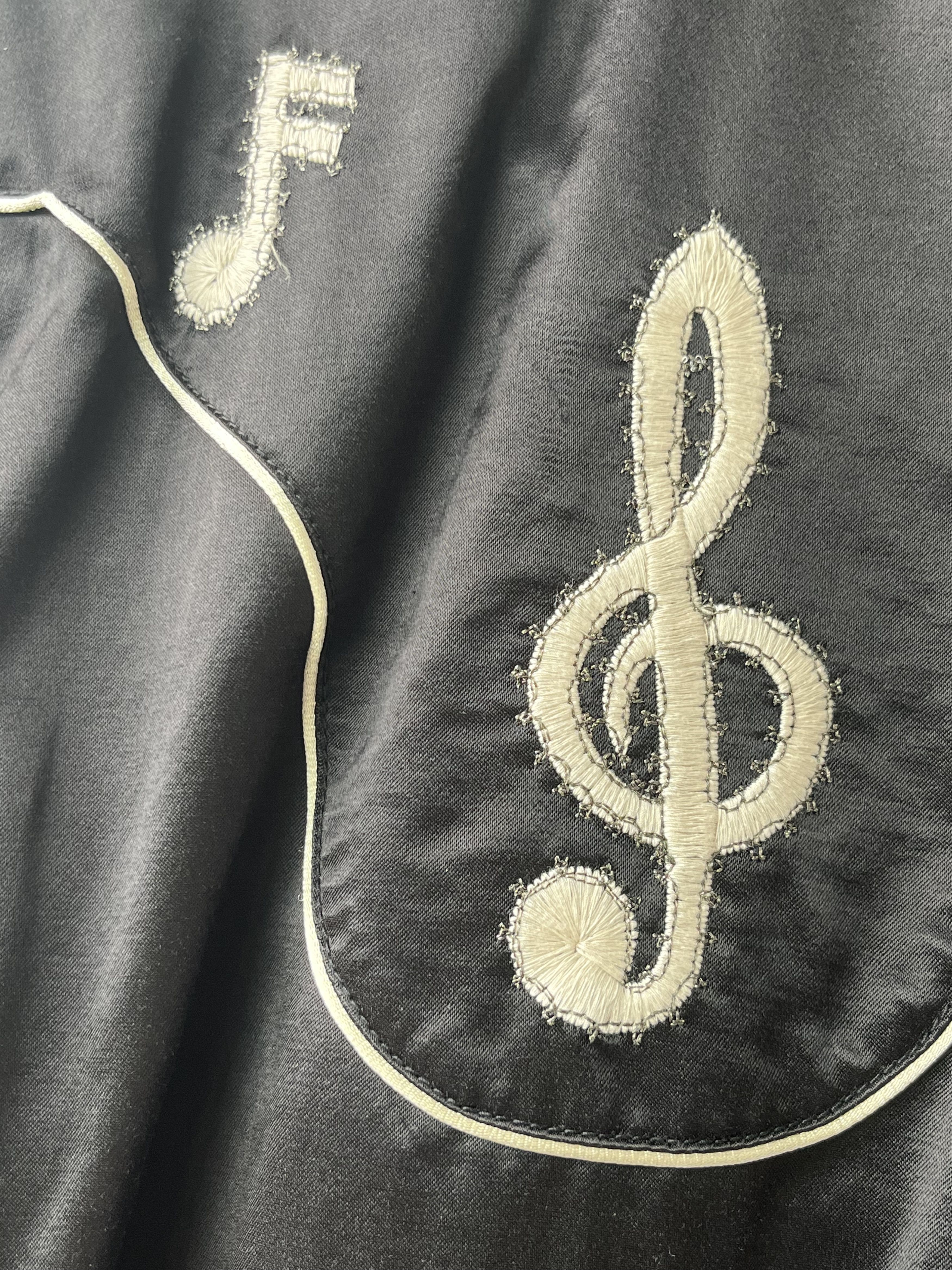 Saint Laurent Paris Saint Laurent Paris Hedi Slimane Music Note Bomber Jacket XS Size US XS / EU 42 / 0 - 14 Thumbnail