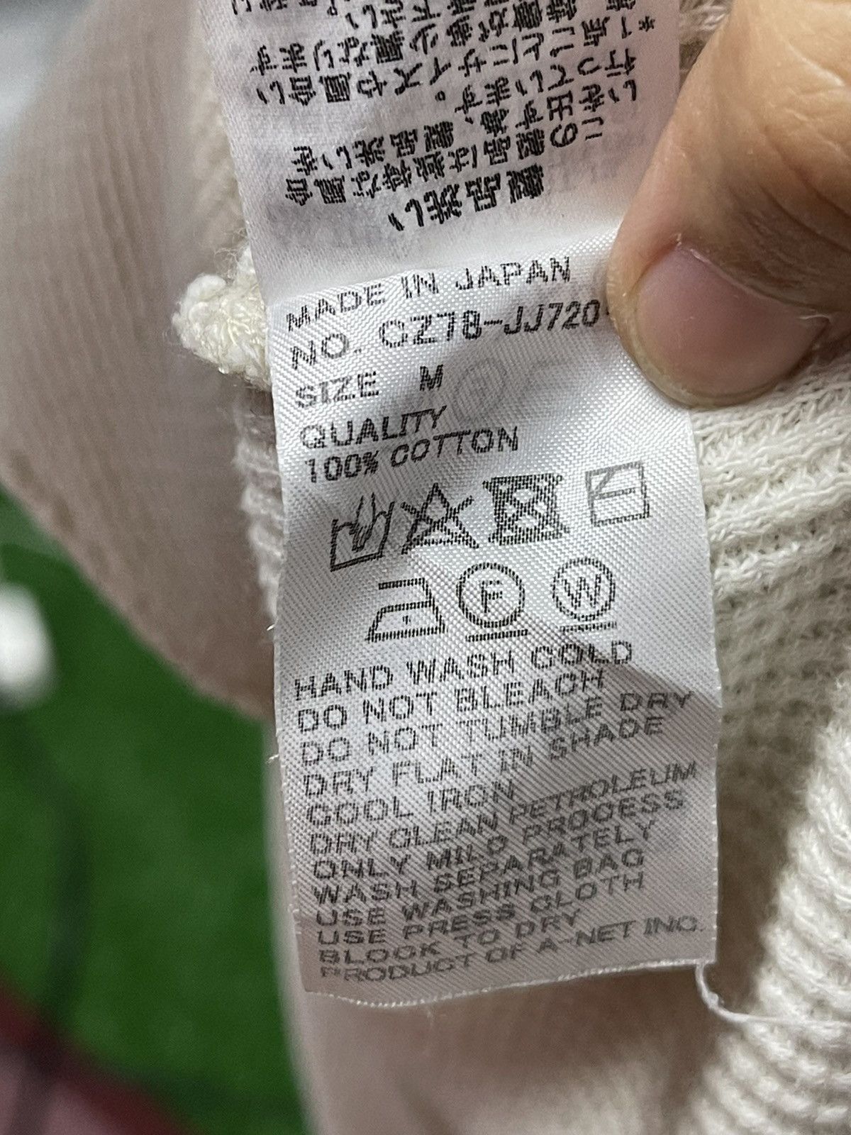 Designer Cabane De Zucca Women’s Waffle Crew Neck Longsleeve Size US M / EU 48-50 / 2 - 13 Thumbnail